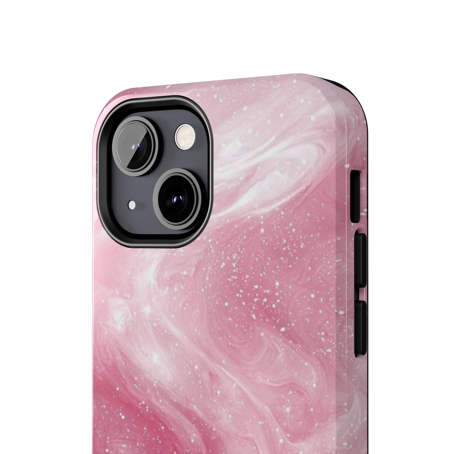 Stylish Tough Phone Cases - Pink Marble Design, Phone Cover for Women, Durable Protection, Trendy Gift, Birthday Present, Everyday Use
