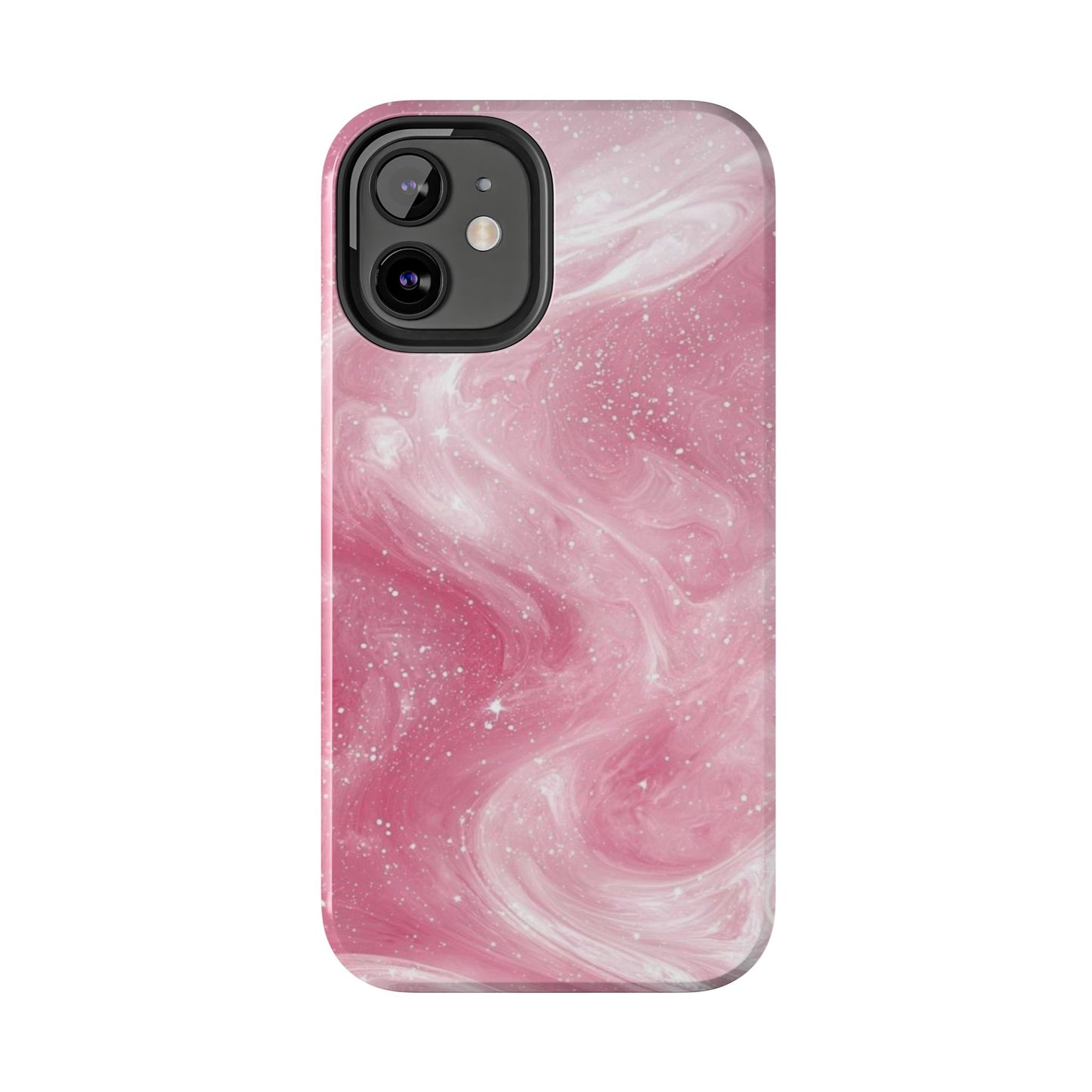 Stylish Tough Phone Cases - Pink Marble Design, Phone Cover for Women, Durable Protection, Trendy Gift, Birthday Present, Everyday Use