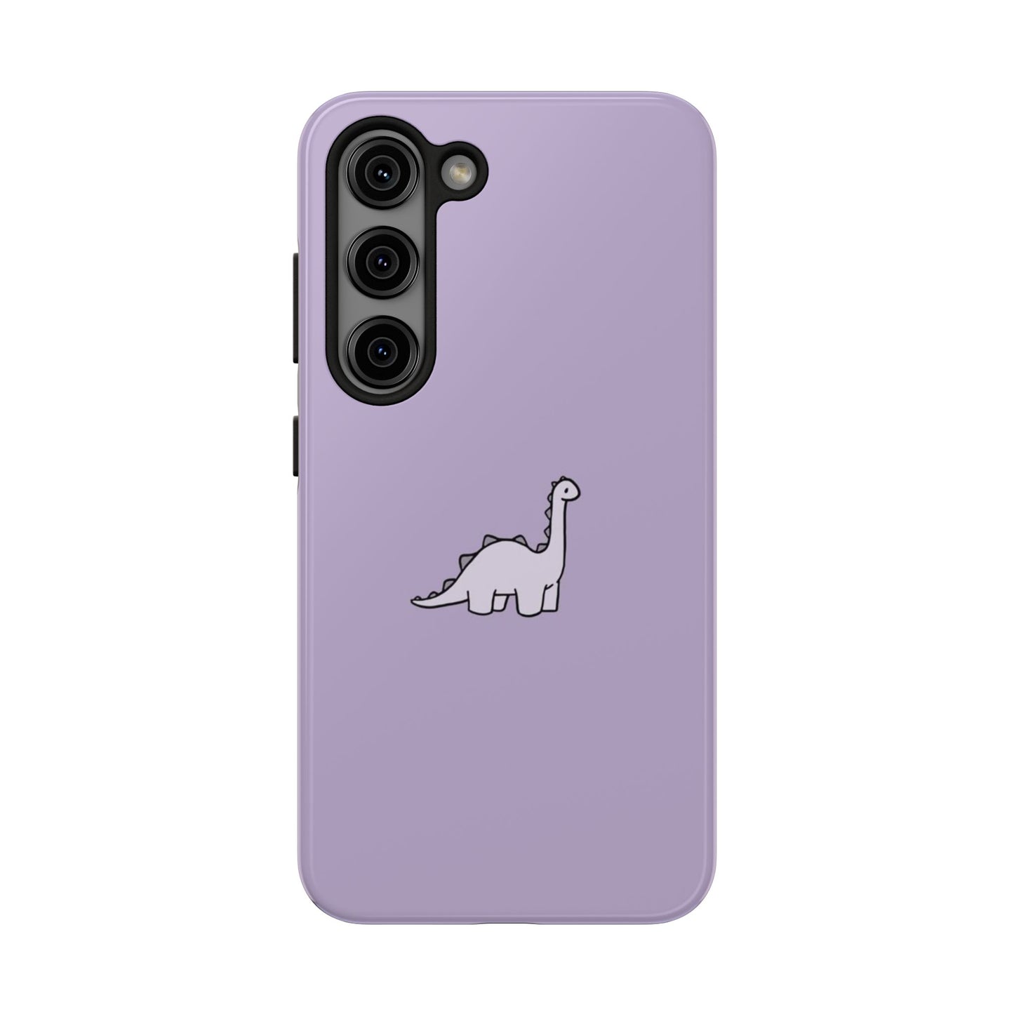 Cute Dinosaur Tough Phone Cases, Kid-Friendly Phone Covers, Dinosaur Gifts for Kids, Purple Phone Accessories, Durable Cases