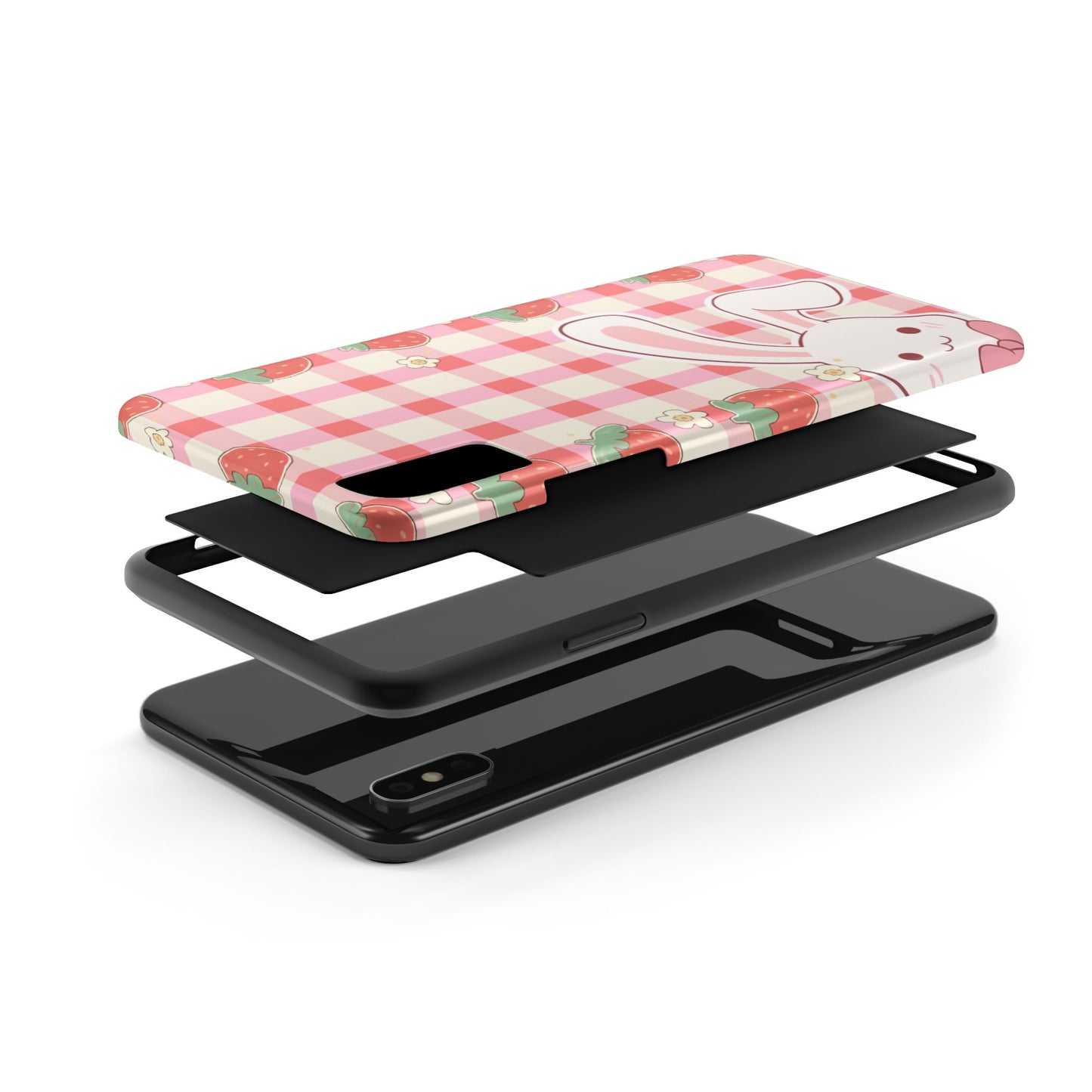Cute Strawberry Bunny Phone Case