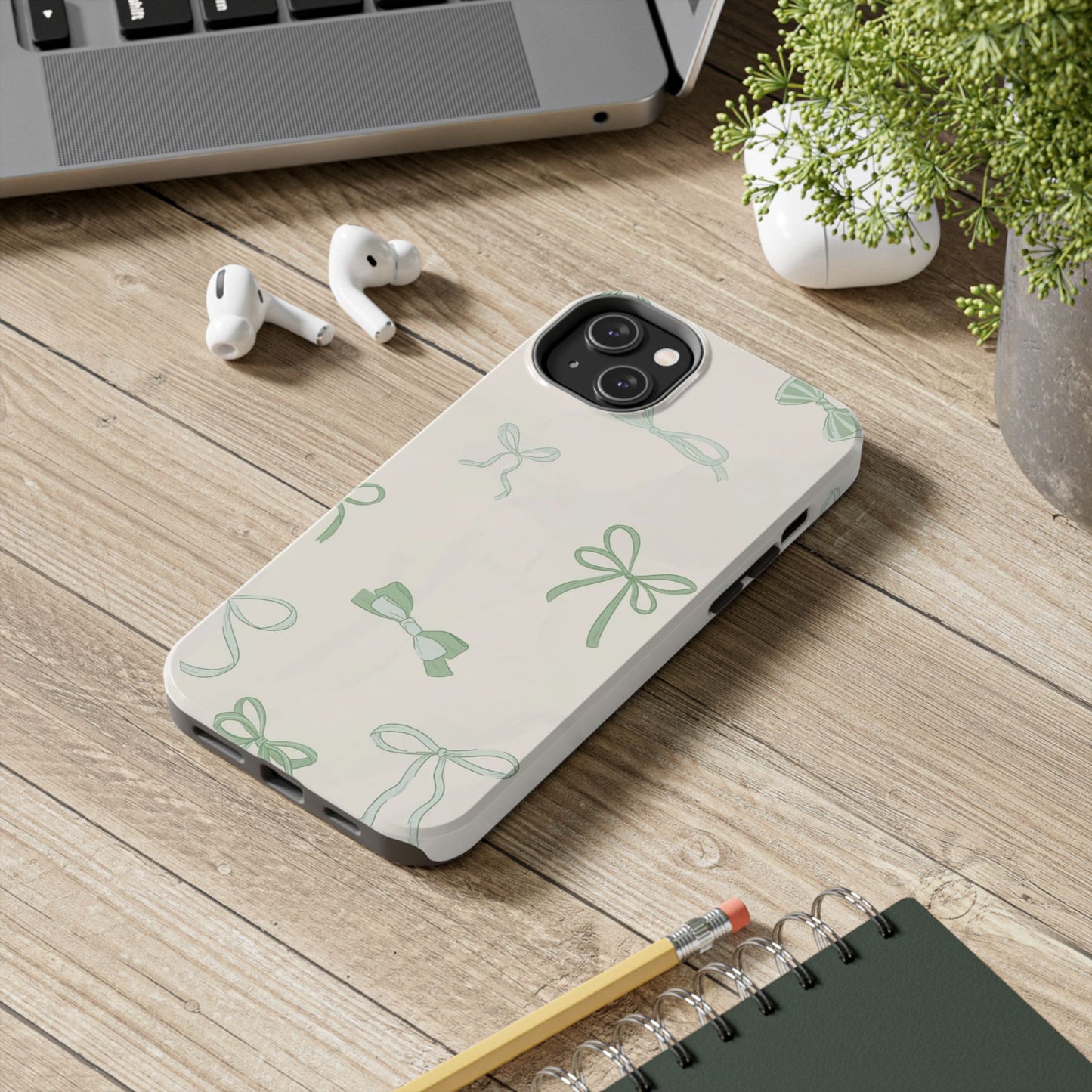 Delicate Bow Phone Cases, Floral Phone Covers, Cute Tech Accessories, Gift for Her, Pastel Aesthetic, Birthday Gifts