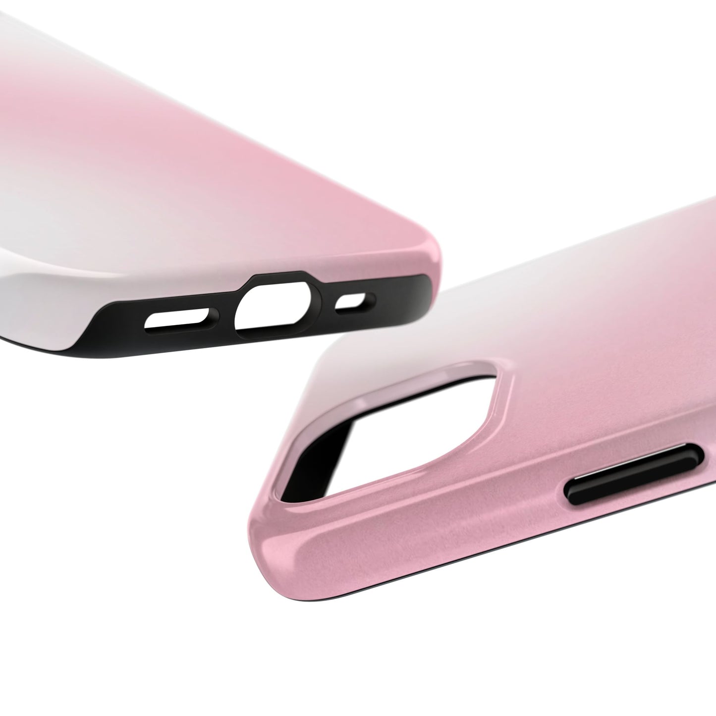 Stylish Tough Phone Cases, Durable Phone Covers, Pink Gradient Phone Case, Gift for Her, Trendy Phone Accessories