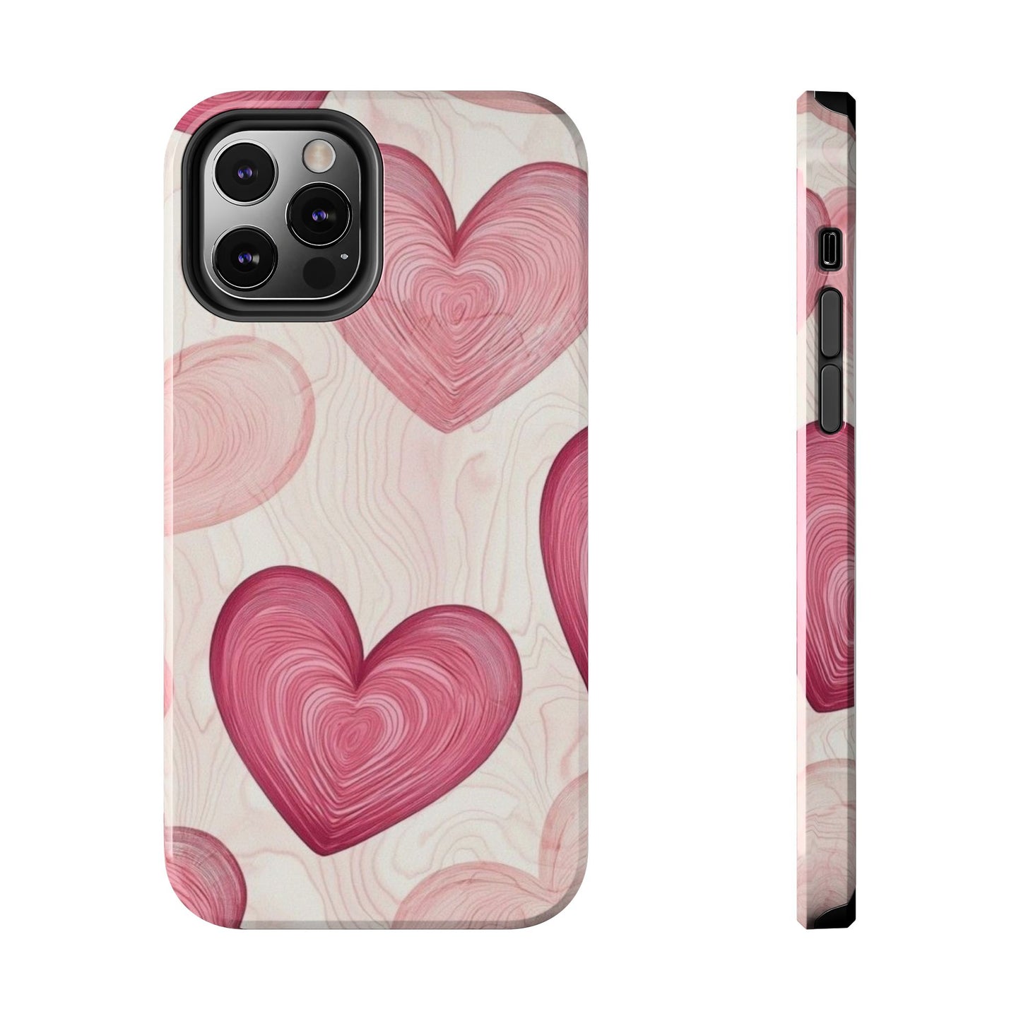 Romantic Heart Phone Cases - Cute, Durable Covers for Valentine's Day, Gift for Her, Love Decor, Phone Accessories