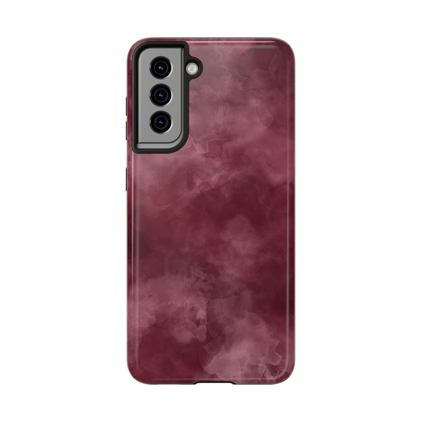 Elegant Burgundy Tough Phone Cases, Stylish Phone Cover, Durable Phone Protector, Unique Gift, Trendy Tech Accessories