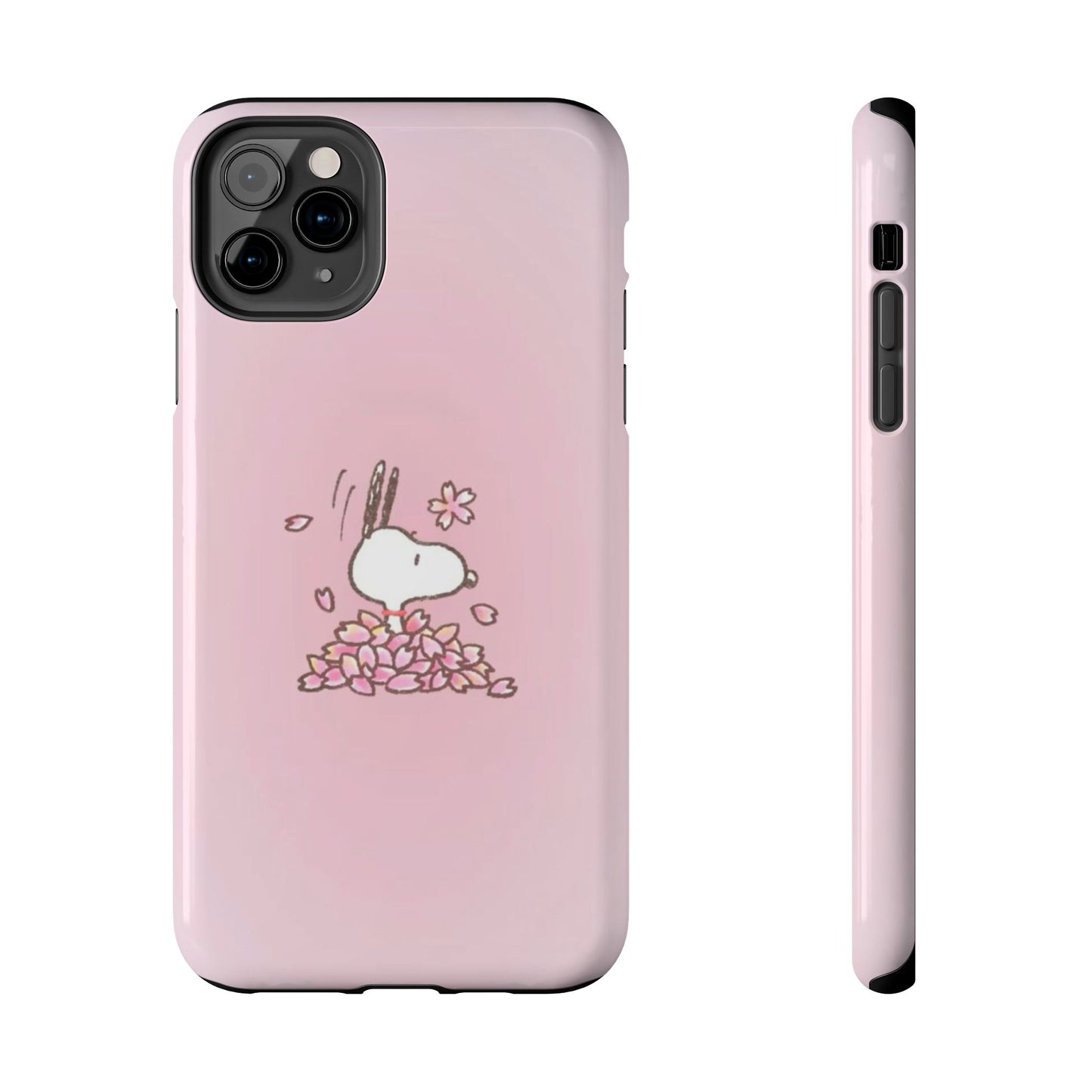Cute Bunny Floral Tough Phone Cases, Spring Accessories, Gift for Her, Durable Cell Case, Pet Lovers, Unique Spring Decor