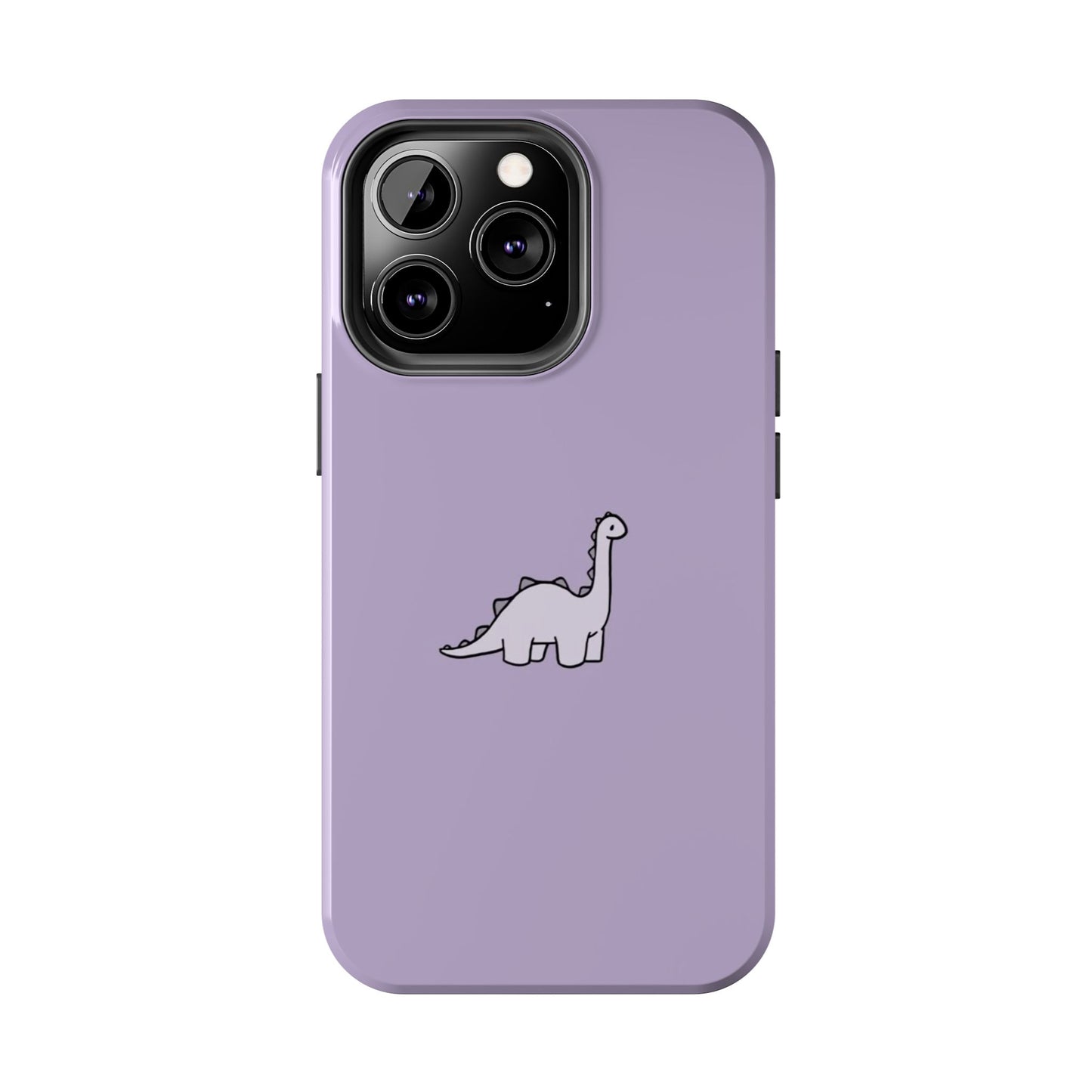Cute Dinosaur Tough Phone Cases, Kid-Friendly Phone Covers, Dinosaur Gifts for Kids, Purple Phone Accessories, Durable Cases