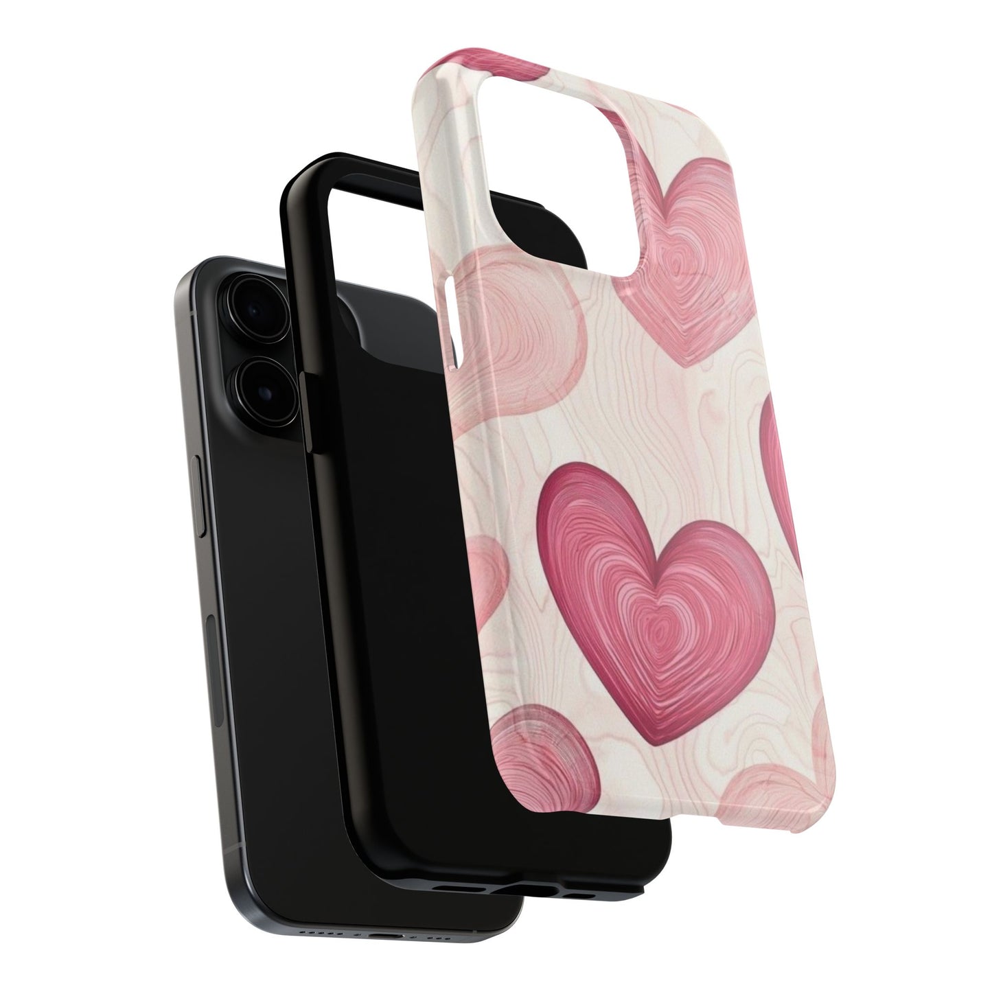 Romantic Heart Phone Cases - Cute, Durable Covers for Valentine's Day, Gift for Her, Love Decor, Phone Accessories