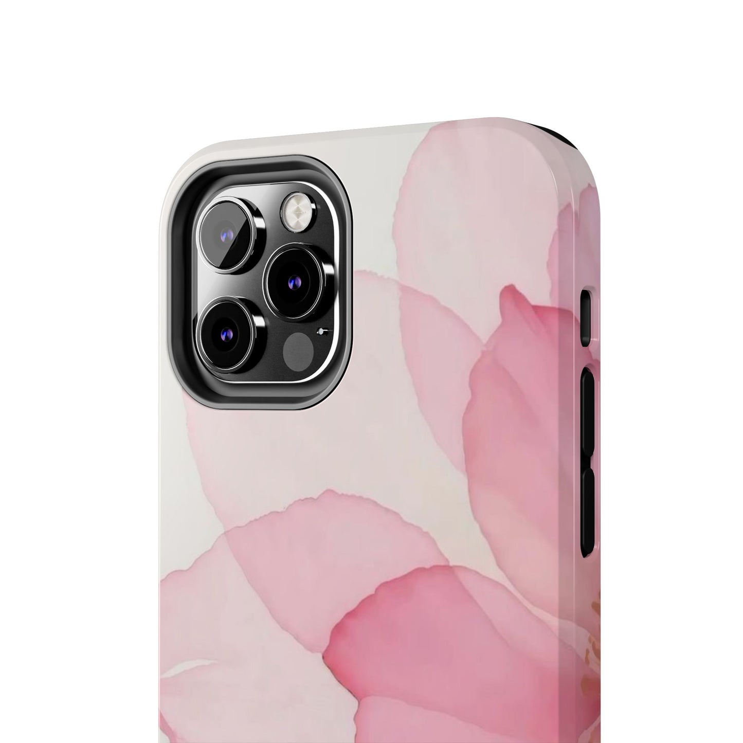 Floral Tough Phone Cases, Durable Phone Cover, Pink Flower Design, Gift for Her, Elegant Phone Accessory, Protect Your Phone