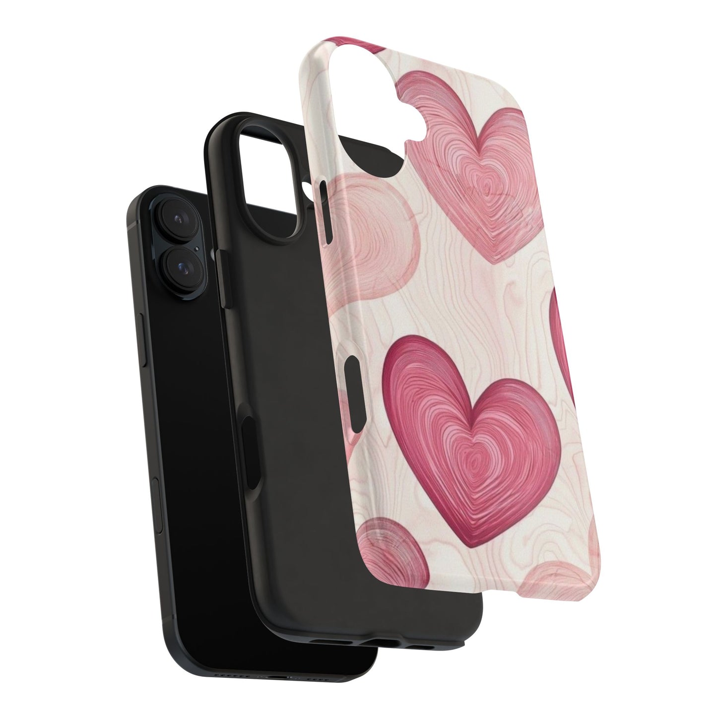 Romantic Heart Phone Cases - Cute, Durable Covers for Valentine's Day, Gift for Her, Love Decor, Phone Accessories