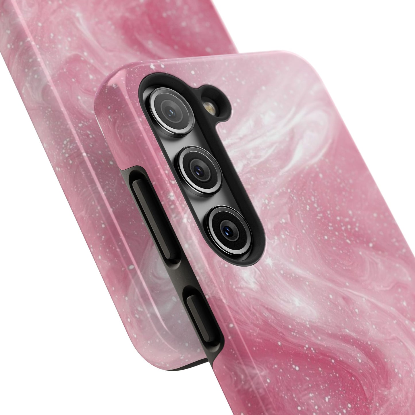 Stylish Tough Phone Cases - Pink Marble Design, Phone Cover for Women, Durable Protection, Trendy Gift, Birthday Present, Everyday Use