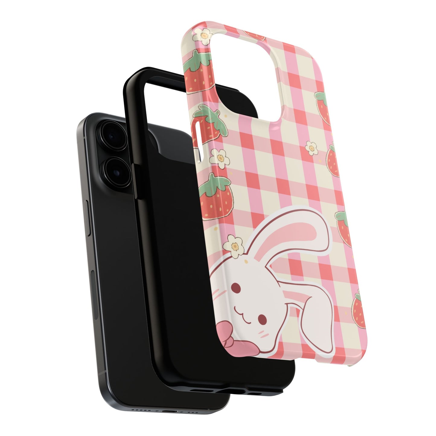 Cute Strawberry Bunny Phone Case