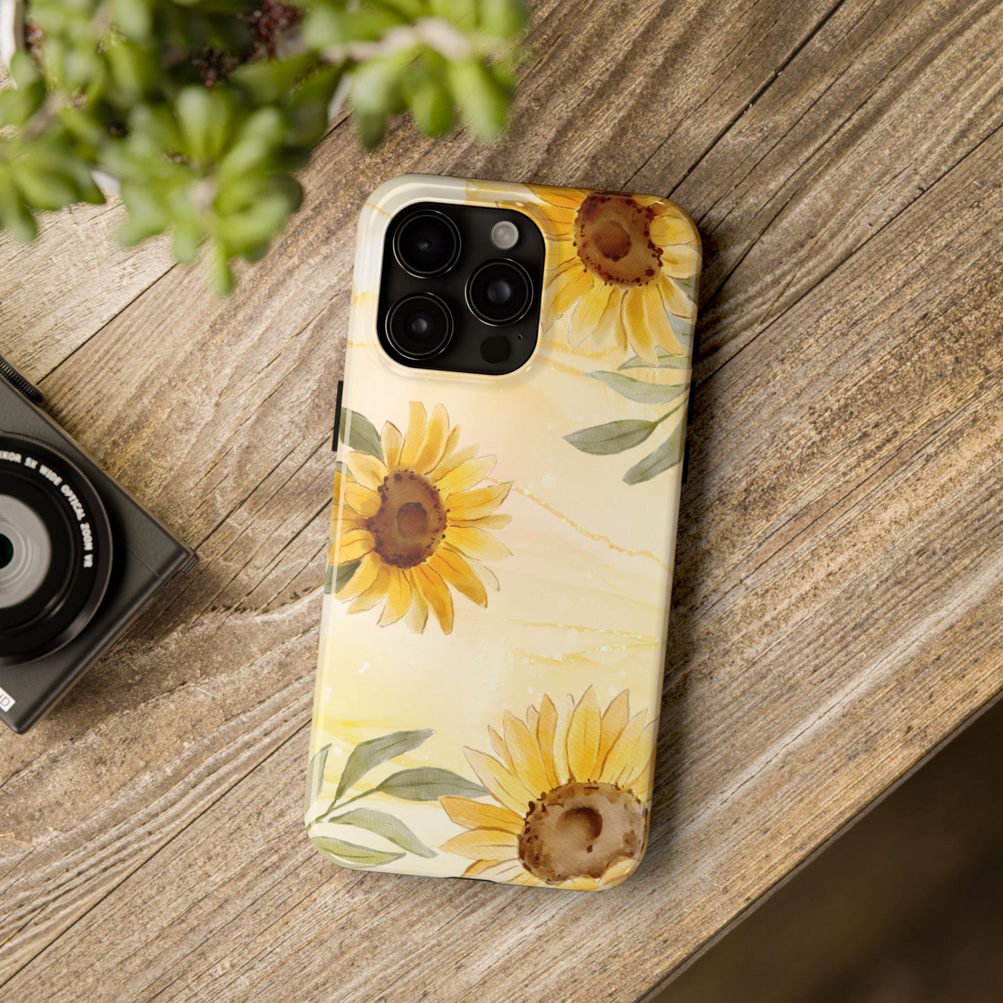 Sunflower Tough Phone Case - Floral Phone Cover, Fall Gift, Durable Phone Case, Stylish Accessory, Nature Lover Gift