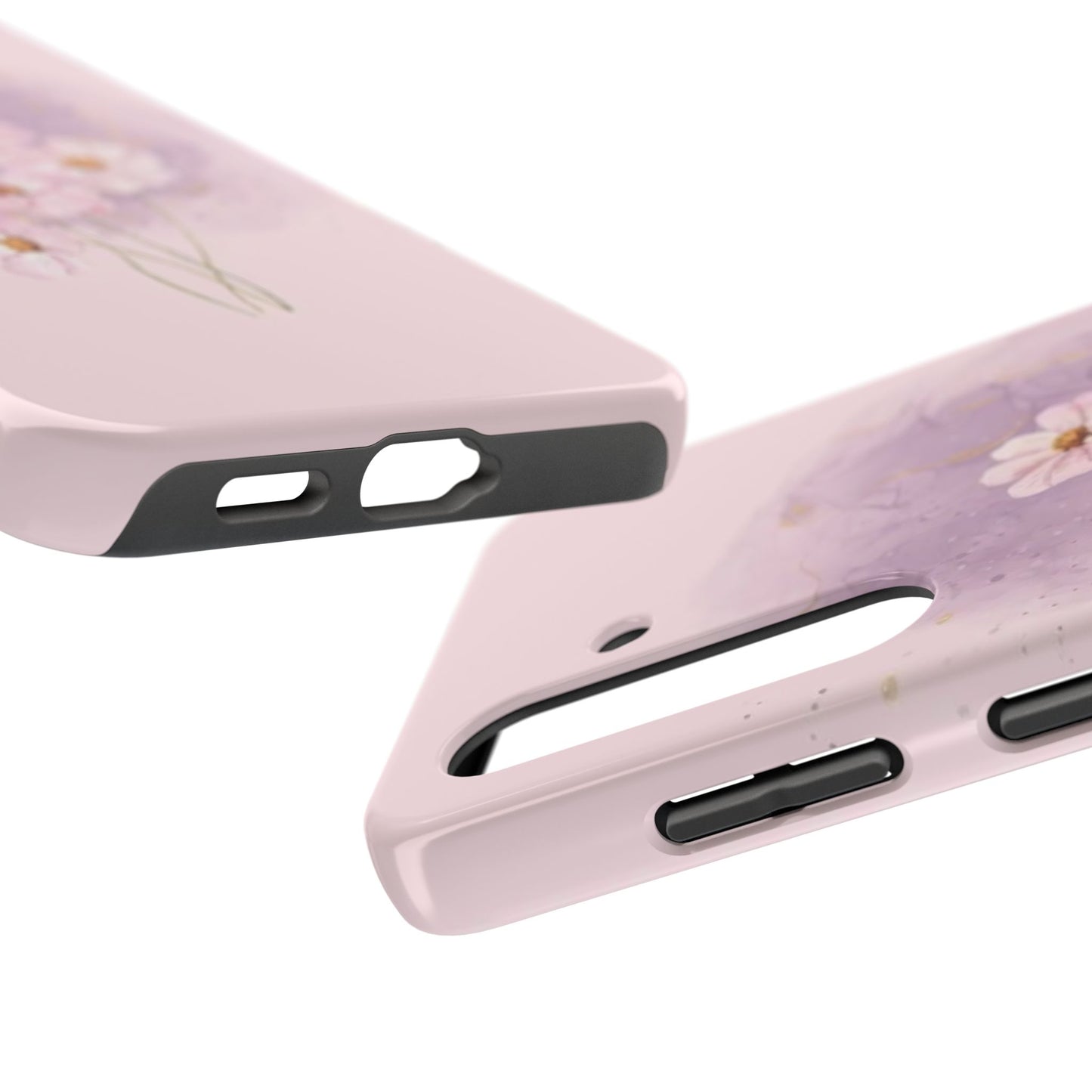 Floral Tough Phone Cases, Protective Phone Cover, Flower Design Case, Stylish Gift for Her, Mother’s Day, Birthday Present
