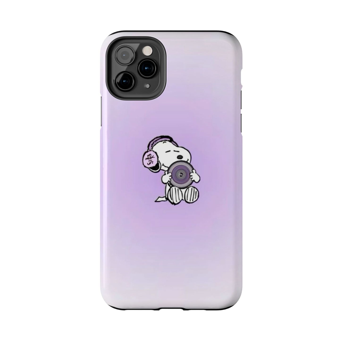 Snoopy Music Lover Phone Case, Cute Tough Phone Case, Gifts for Music Lovers, Cartoon Phone Covers, Vibrant Phone Accessories