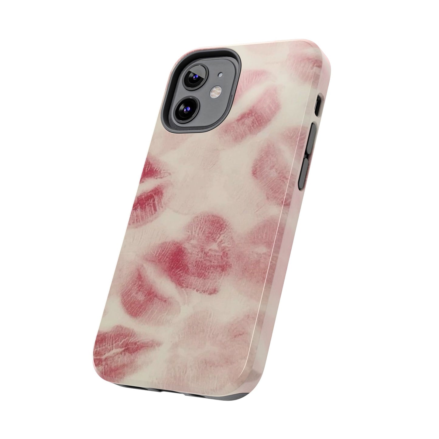 Stylish Kiss Print Phone Cases | Chic Mobile Covers for Trendy Users, Gift for Her, Protective Case, Birthday Present, Valentine's Day