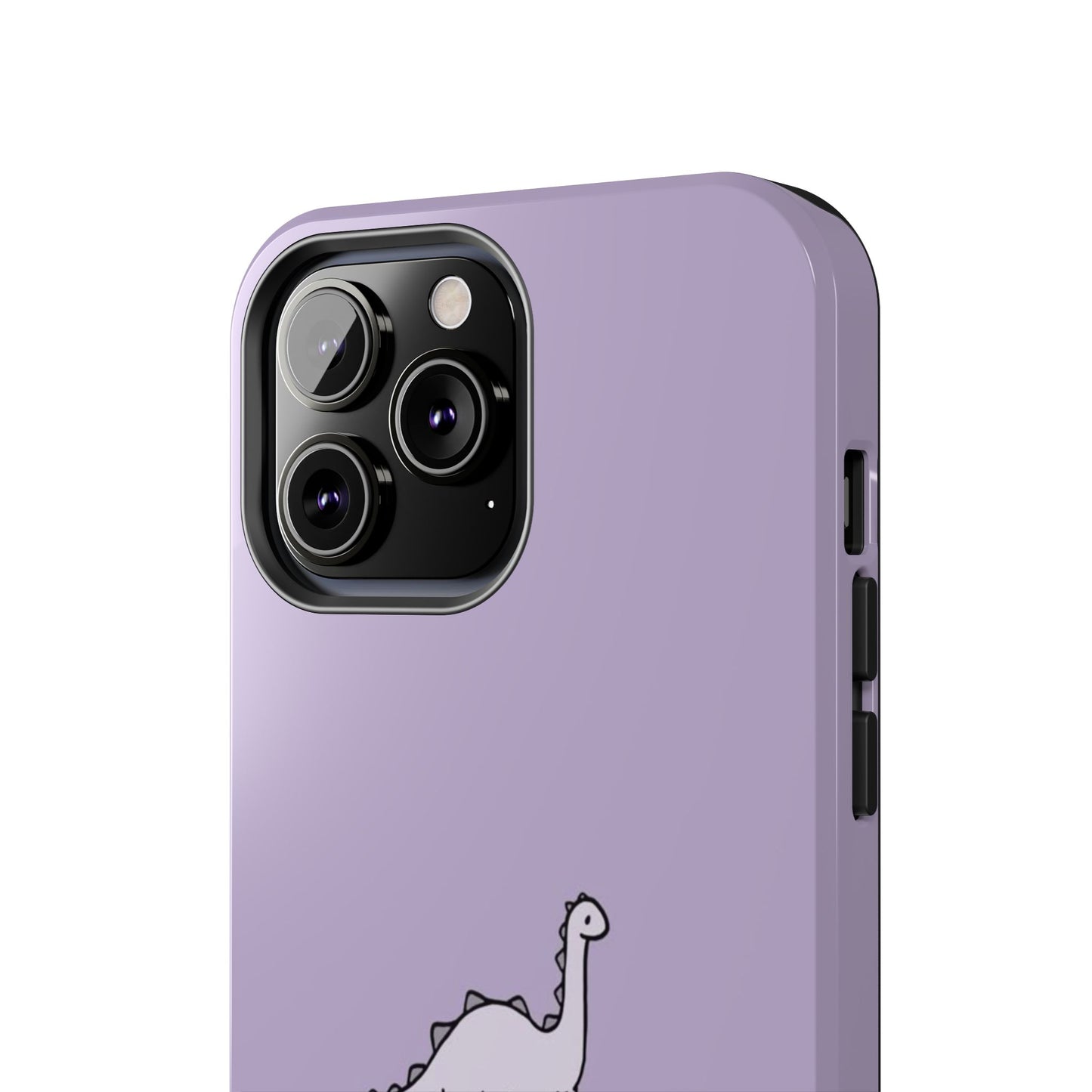 Cute Dinosaur Tough Phone Cases, Kid-Friendly Phone Covers, Dinosaur Gifts for Kids, Purple Phone Accessories, Durable Cases