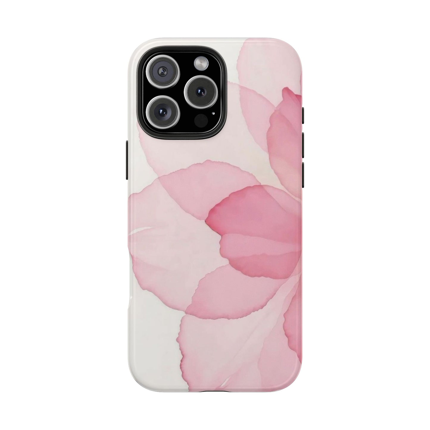 Floral Tough Phone Cases, Durable Phone Cover, Pink Flower Design, Gift for Her, Elegant Phone Accessory, Protect Your Phone