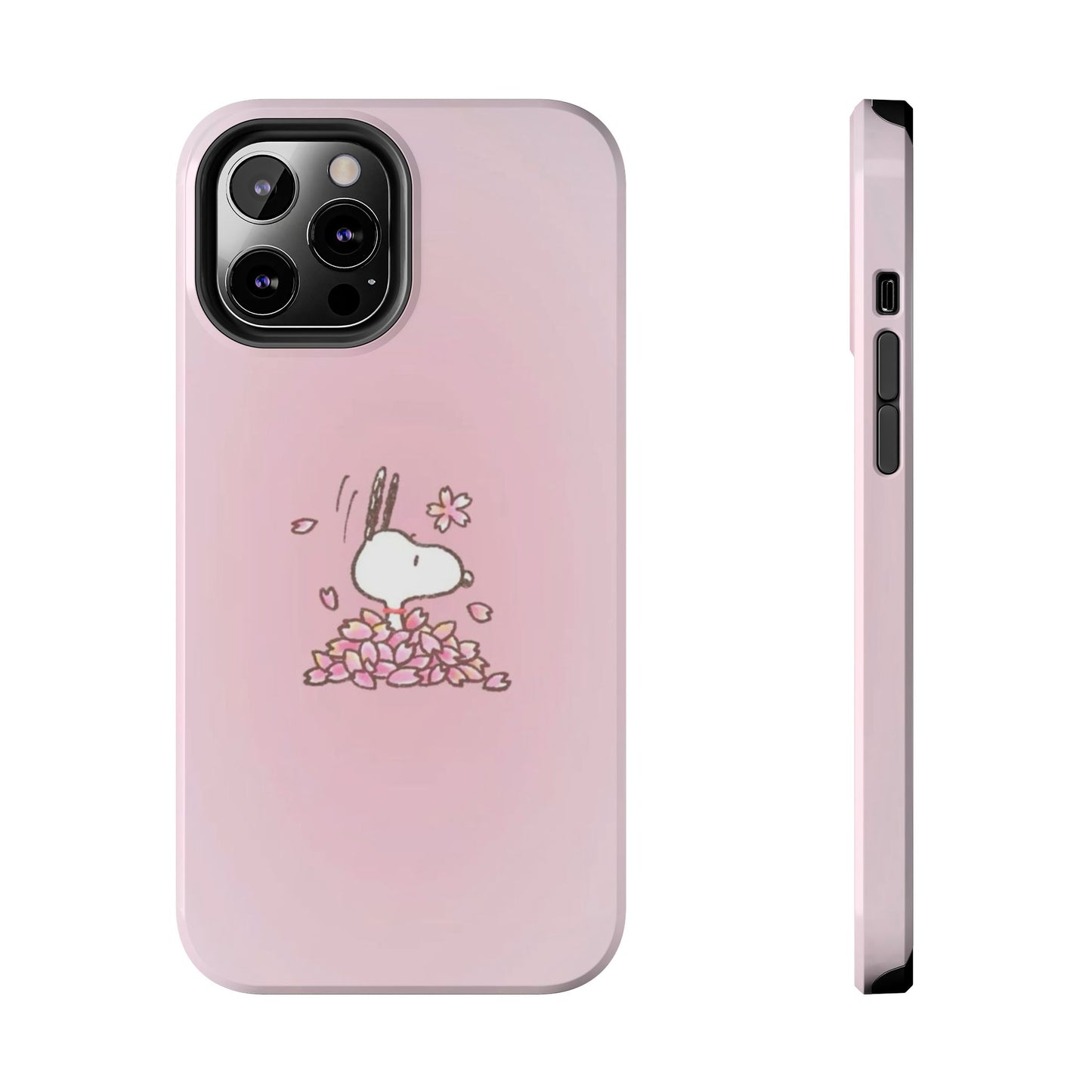 Cute Bunny Floral Tough Phone Cases, Spring Accessories, Gift for Her, Durable Cell Case, Pet Lovers, Unique Spring Decor