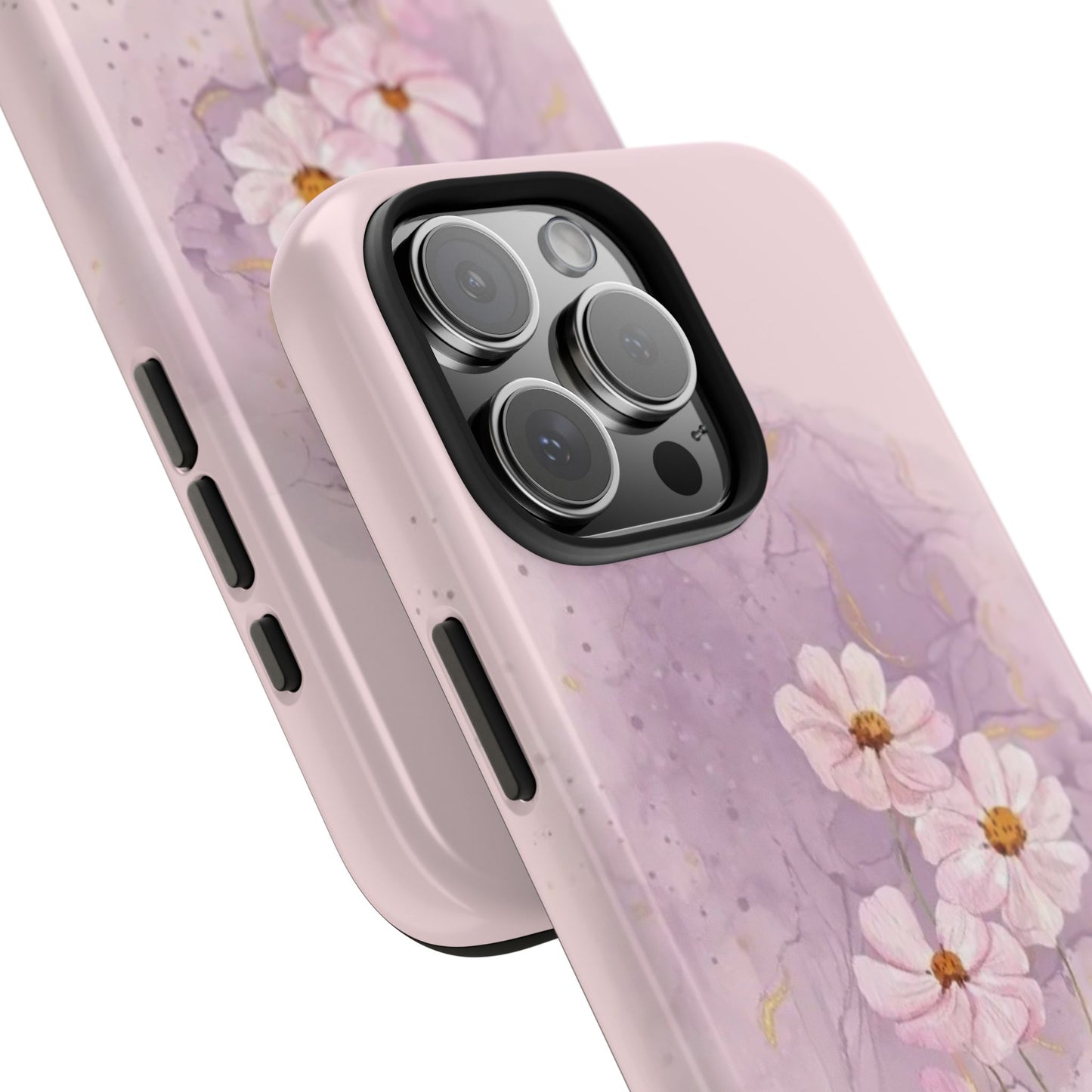 Floral Tough Phone Cases, Protective Phone Cover, Flower Design Case, Stylish Gift for Her, Mother’s Day, Birthday Present