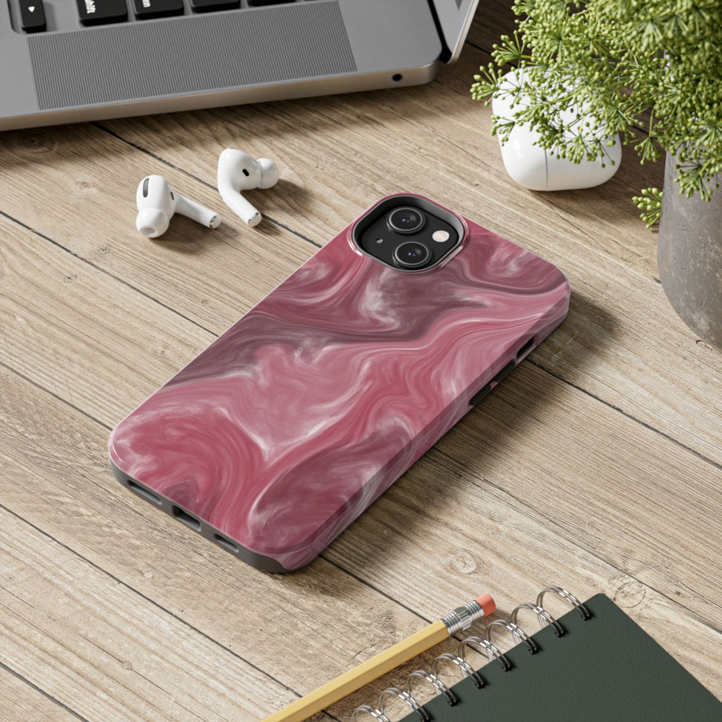 Stylish Marble Phone Case - Tough Shockproof Cover, Apple iPhone, Samsung Galaxy, Gift for Her, Trendy Accessory