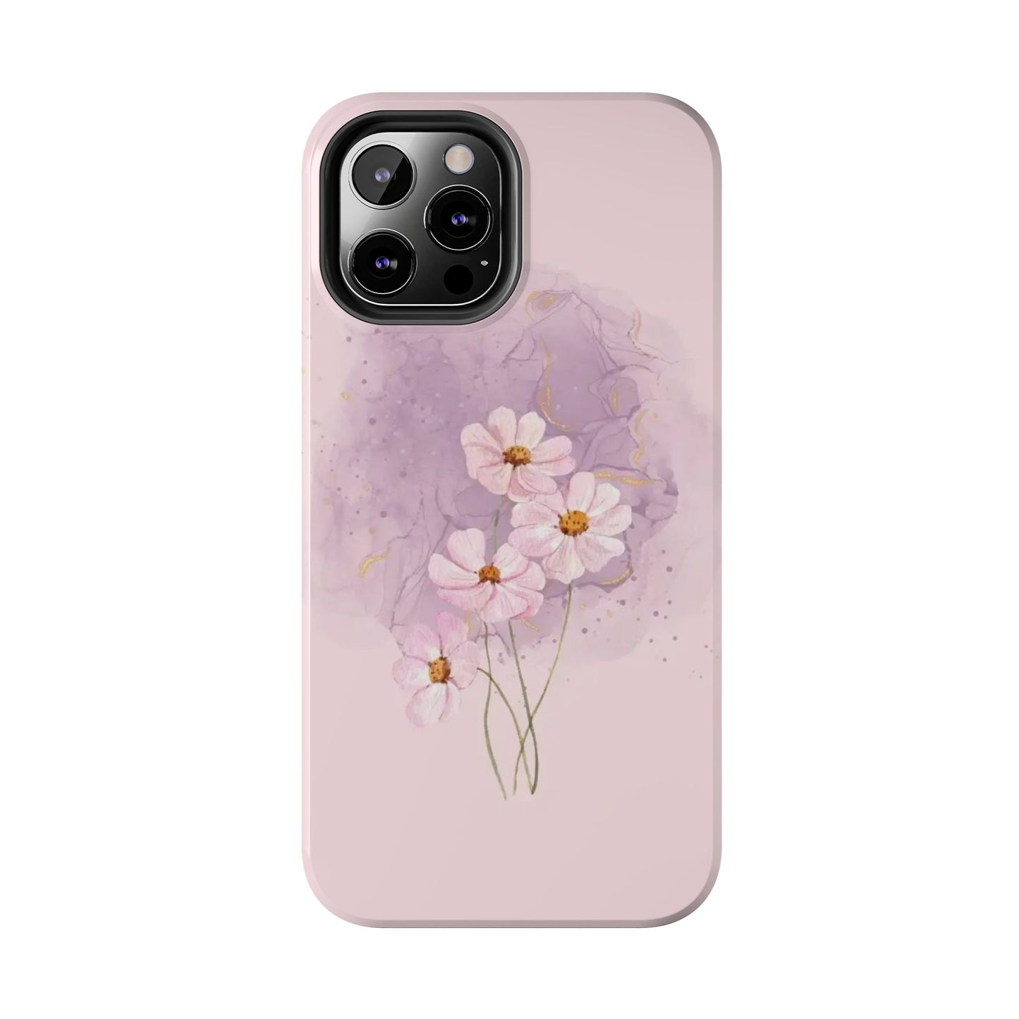 Floral Tough Phone Cases, Protective Phone Cover, Flower Design Case, Stylish Gift for Her, Mother’s Day, Birthday Present