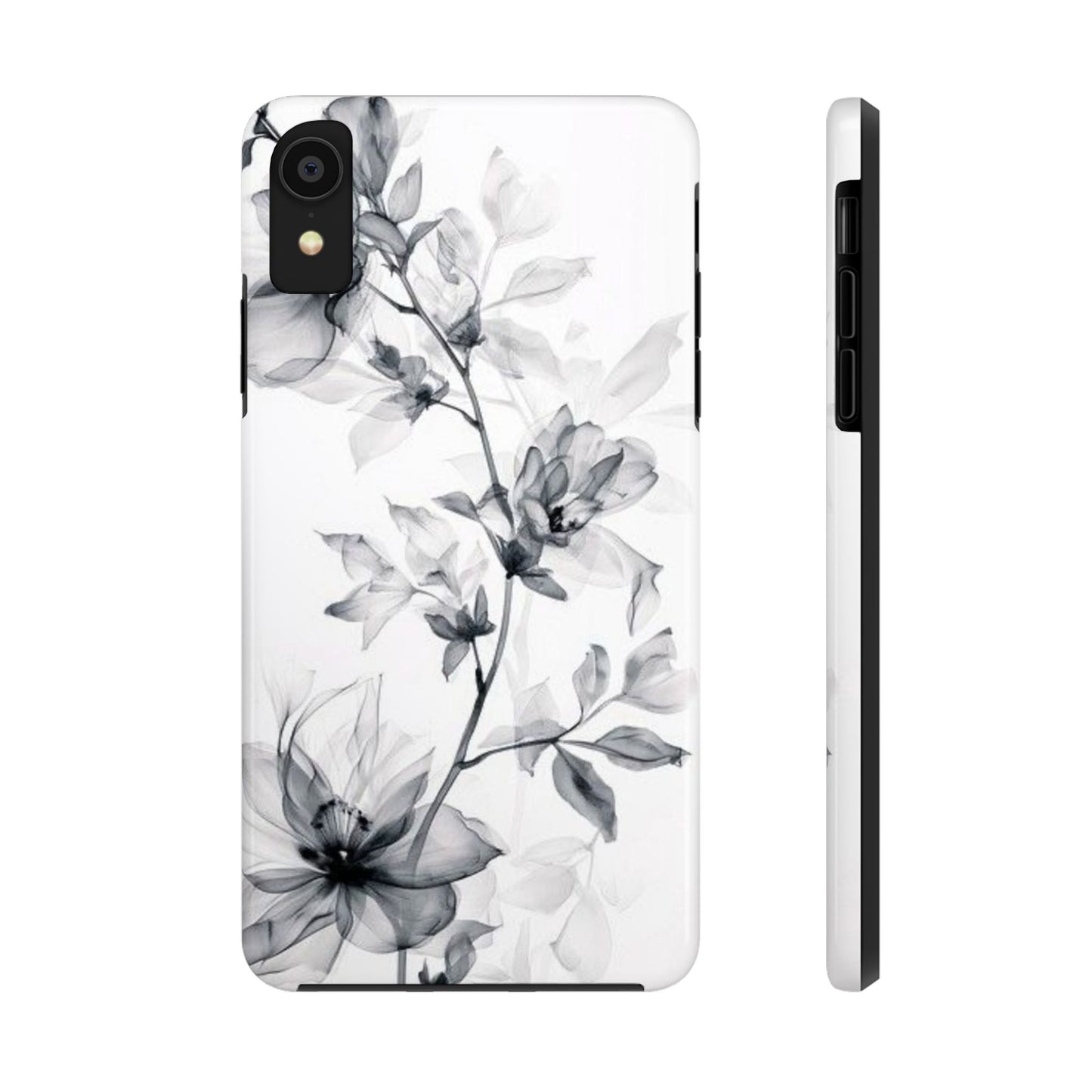 Elegant Floral Tough Phone Cases, Durable Phone Cover, Gift for Her, Protective Case, Floral Design, Stylish Accessory