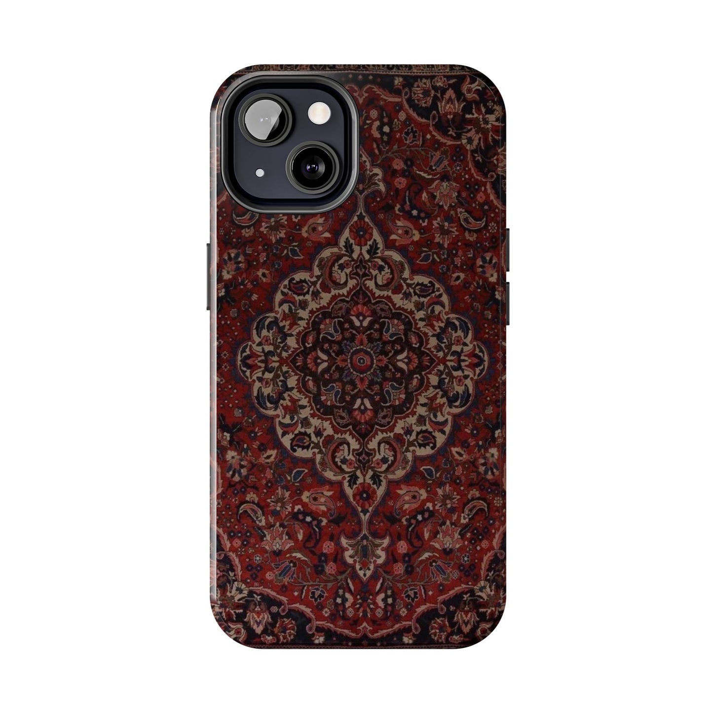 Bohemian Rug Pattern Tough Phone Case, Boho Chic Accessory, Stylish Phone Protection, Unique Gift Idea, Trendy Tech Gear
