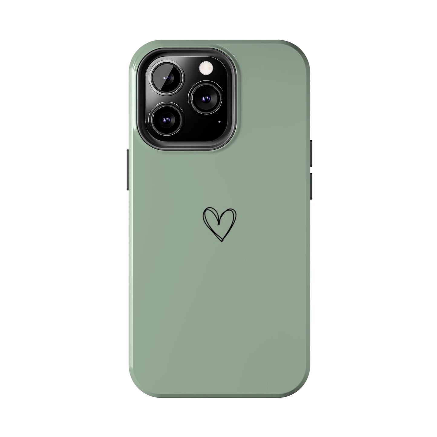 Stylish Tough Phone Cases with Heart Design, Cute Mobile Covers, Unique Gifts for Him/Her, Durable Accessories, Birthday/Friends/Valentine's