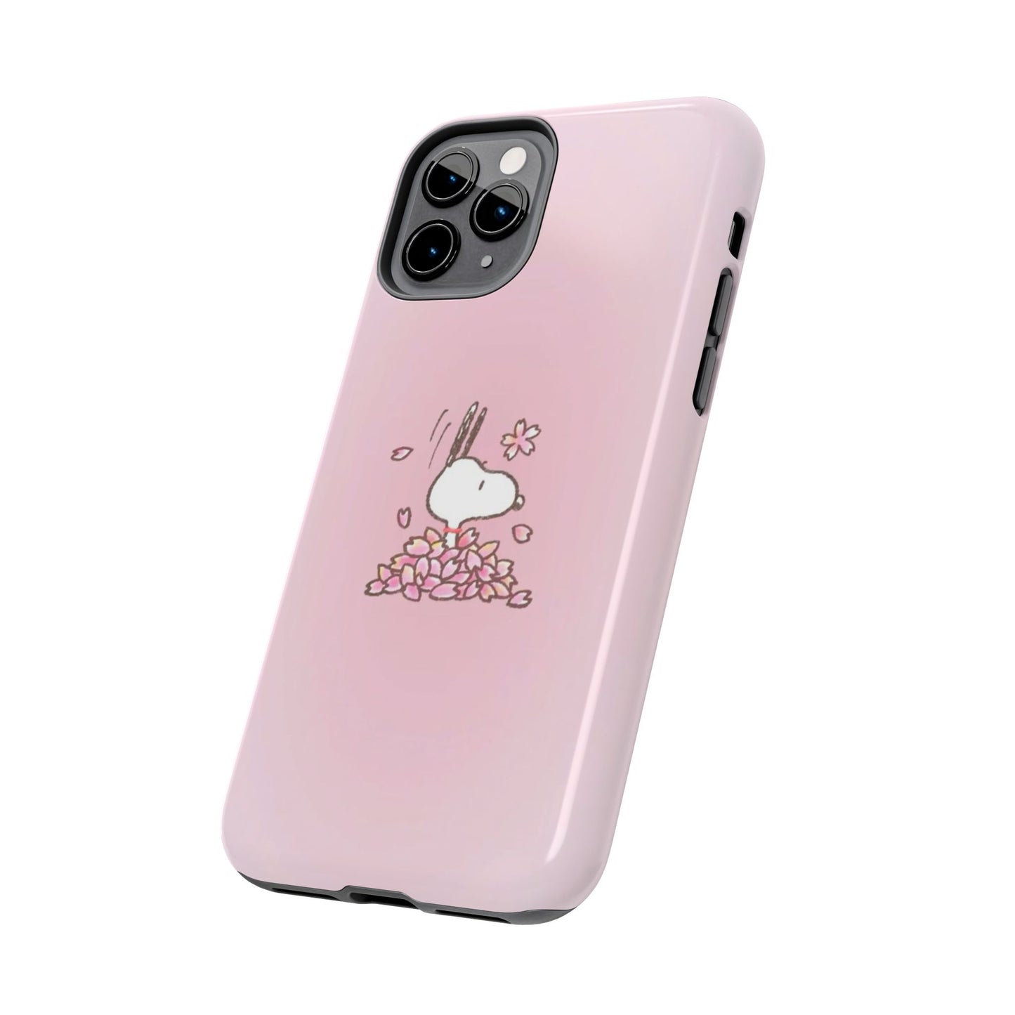 Cute Bunny Floral Tough Phone Cases, Spring Accessories, Gift for Her, Durable Cell Case, Pet Lovers, Unique Spring Decor