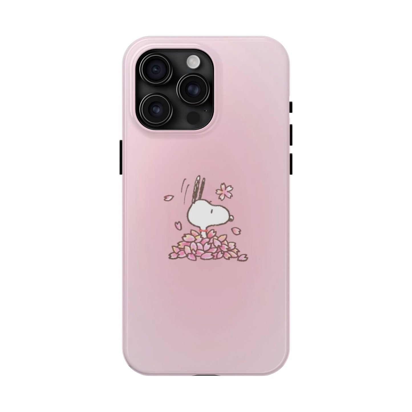 Cute Bunny Floral Tough Phone Cases, Spring Accessories, Gift for Her, Durable Cell Case, Pet Lovers, Unique Spring Decor