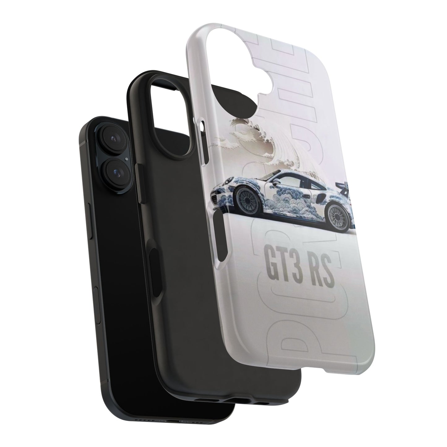 Porsche GT3 RS Tough Phone Case, Durable Phone Cover, Automotive Enthusiast Gift, Car Lover Accessory, Racing-Themed Protection