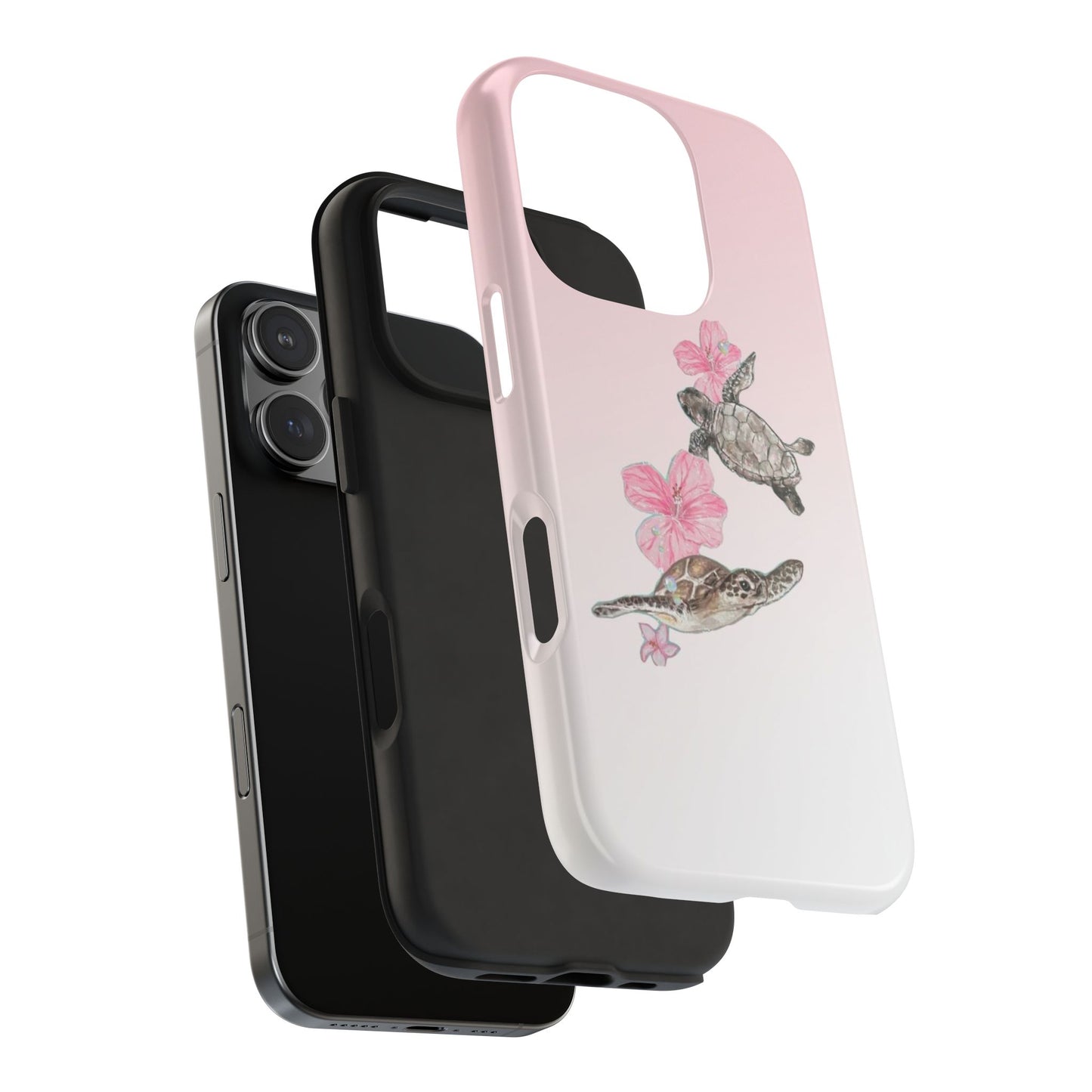 Turtle Phone Case – Tropical Tough Cover, Beach Lover Gift, Ocean Aesthetic, Durable Accessory for Summer, Fun & Functional Case