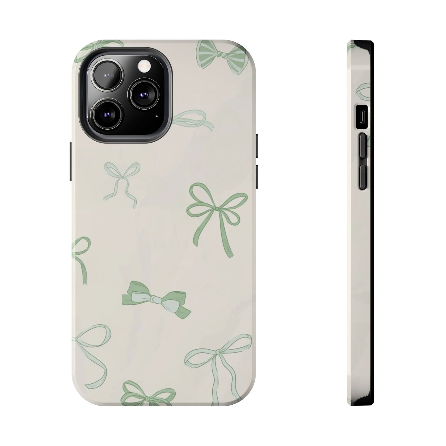 Delicate Bow Phone Cases, Floral Phone Covers, Cute Tech Accessories, Gift for Her, Pastel Aesthetic, Birthday Gifts