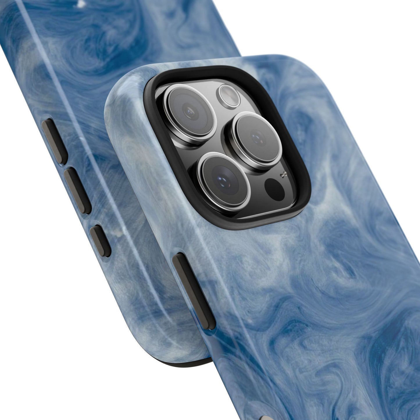 Marble Blue Tough Phone Cases, Phone Protection, Unique Design, Fashion Accessory, Gift for Her, Trendy Smartphone Cover