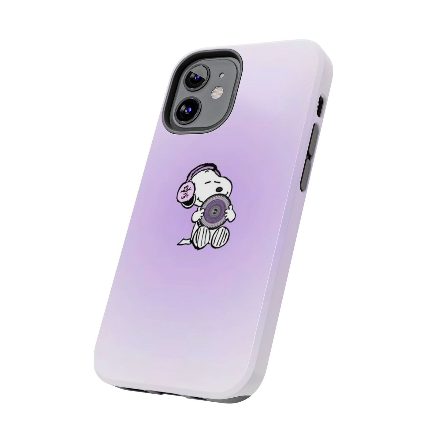 Snoopy Music Lover Phone Case, Cute Tough Phone Case, Gifts for Music Lovers, Cartoon Phone Covers, Vibrant Phone Accessories