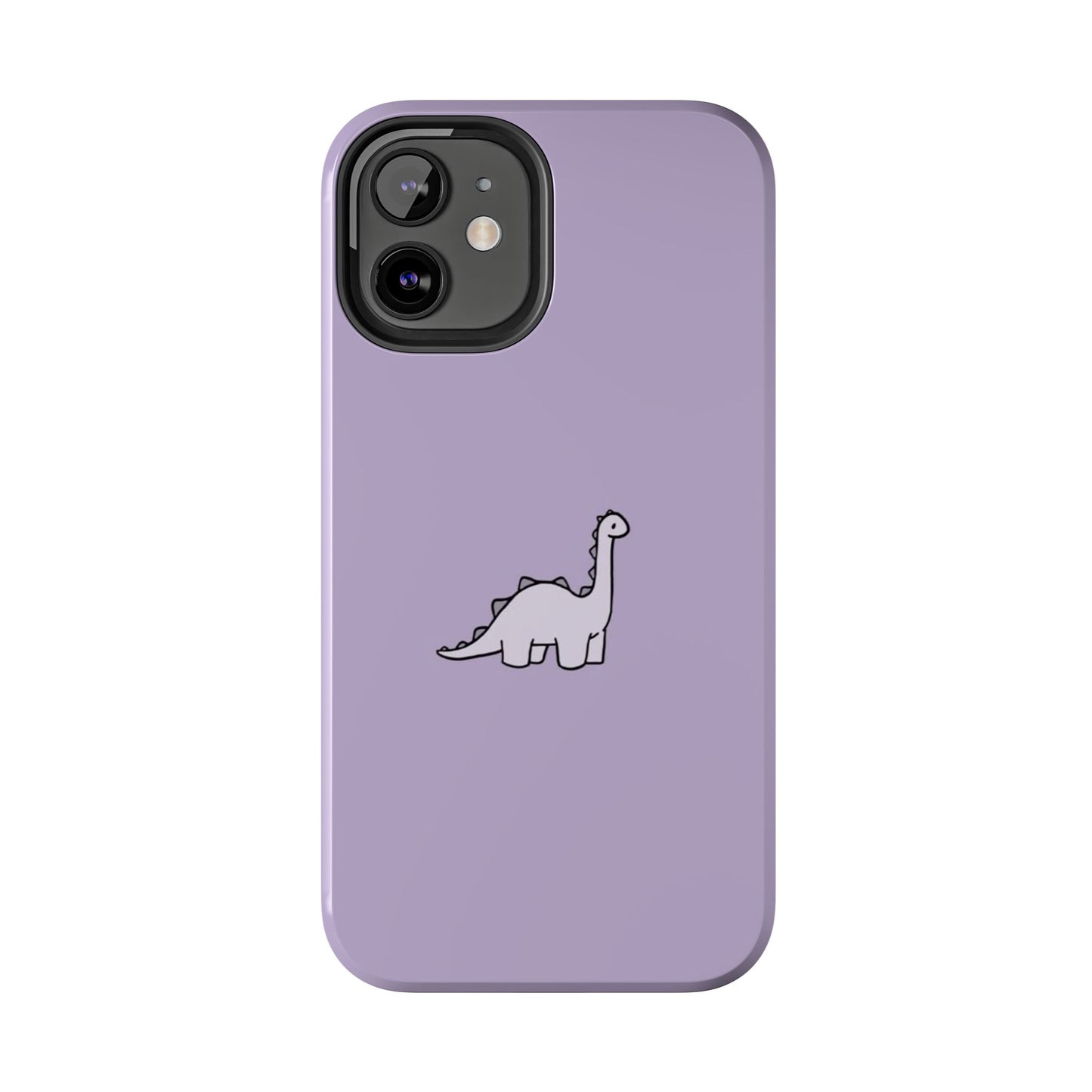 Cute Dinosaur Tough Phone Cases, Kid-Friendly Phone Covers, Dinosaur Gifts for Kids, Purple Phone Accessories, Durable Cases