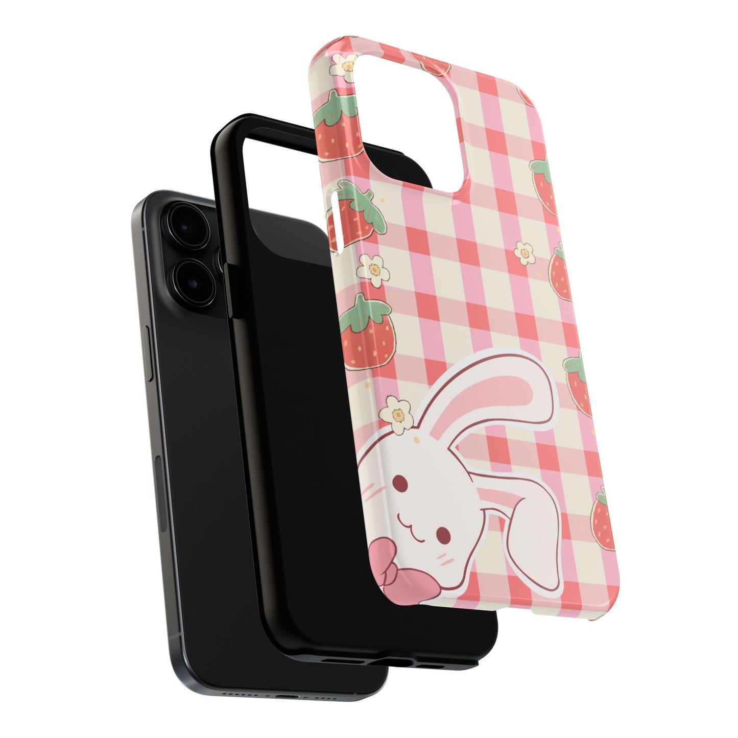 Cute Strawberry Bunny Phone Case