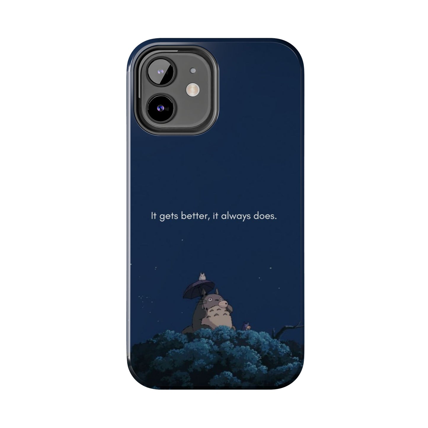 Motivational Tough Phone Cases, Anime-inspired Phone Case, Unique Gift for Friends, Phone Accessory, Encouraging Quote