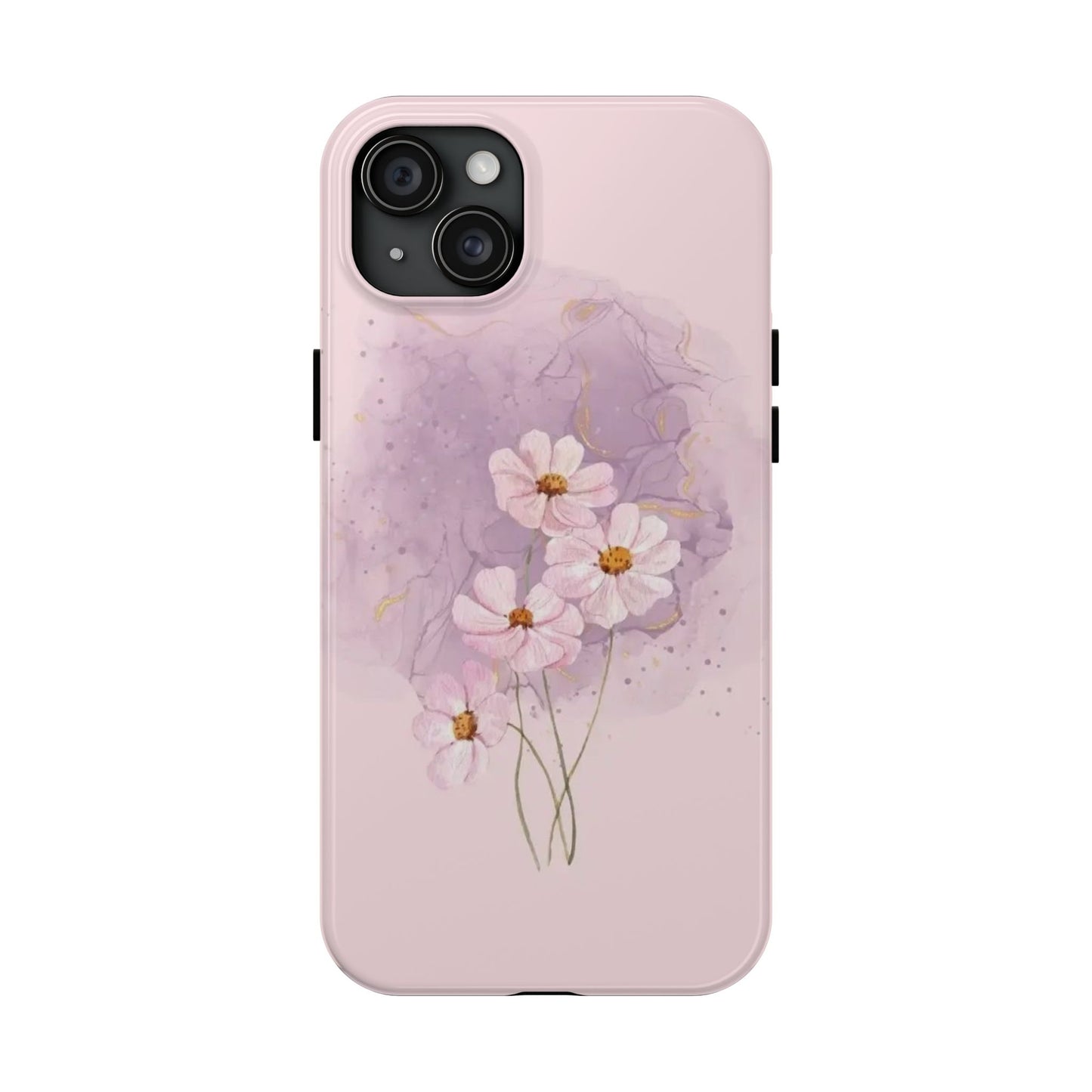 Floral Tough Phone Cases, Protective Phone Cover, Flower Design Case, Stylish Gift for Her, Mother’s Day, Birthday Present