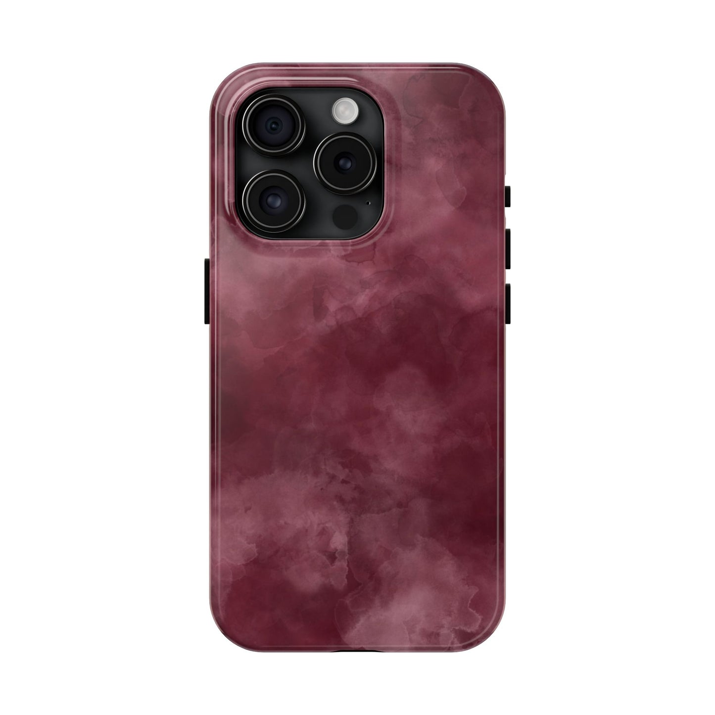 Elegant Burgundy Tough Phone Cases, Stylish Phone Cover, Durable Phone Protector, Unique Gift, Trendy Tech Accessories