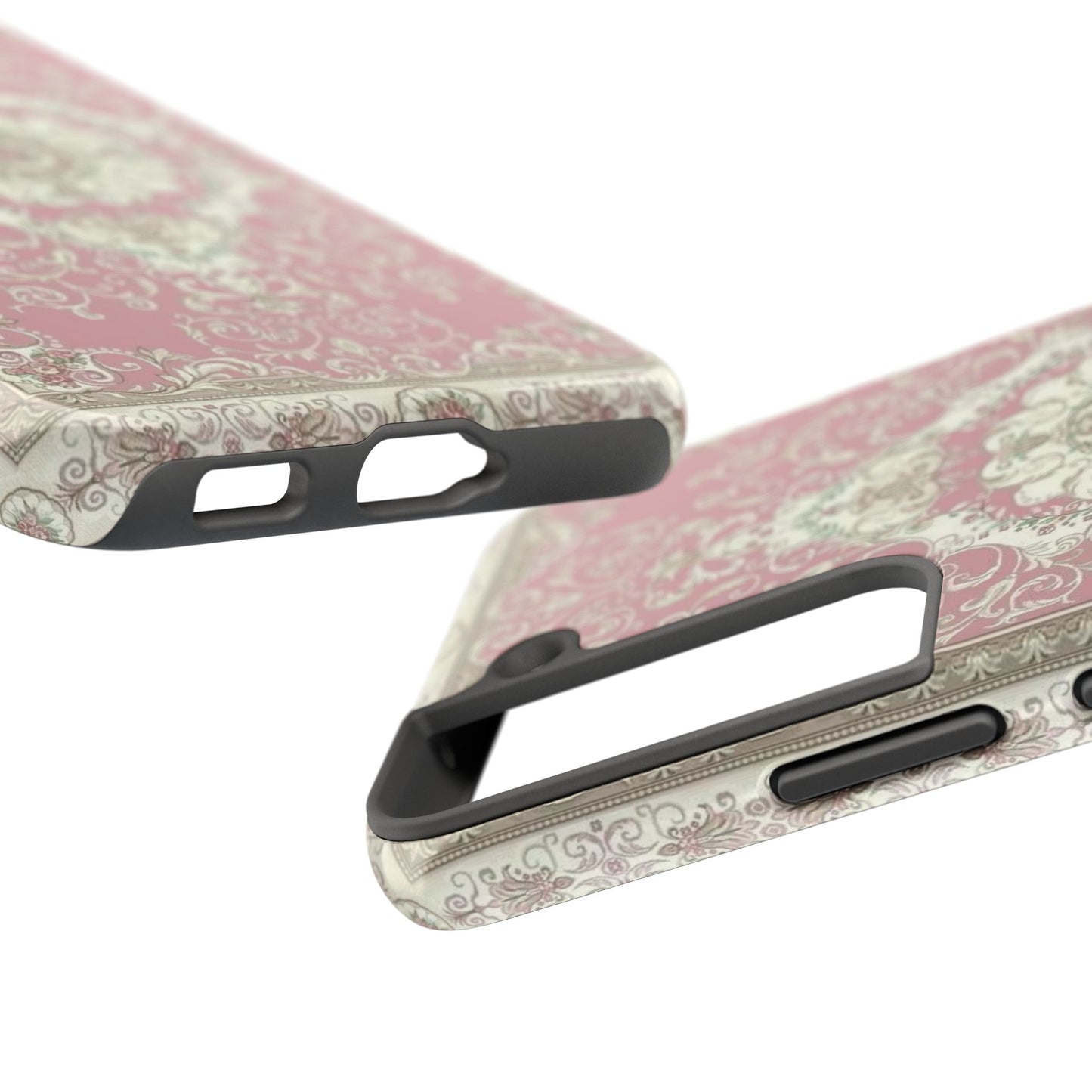 Elegant Floral Tough Phone Cases, Stylish Phone Covers, Durable Tech Accessories, Decorative Phone Protection, Trendy Gift for Her