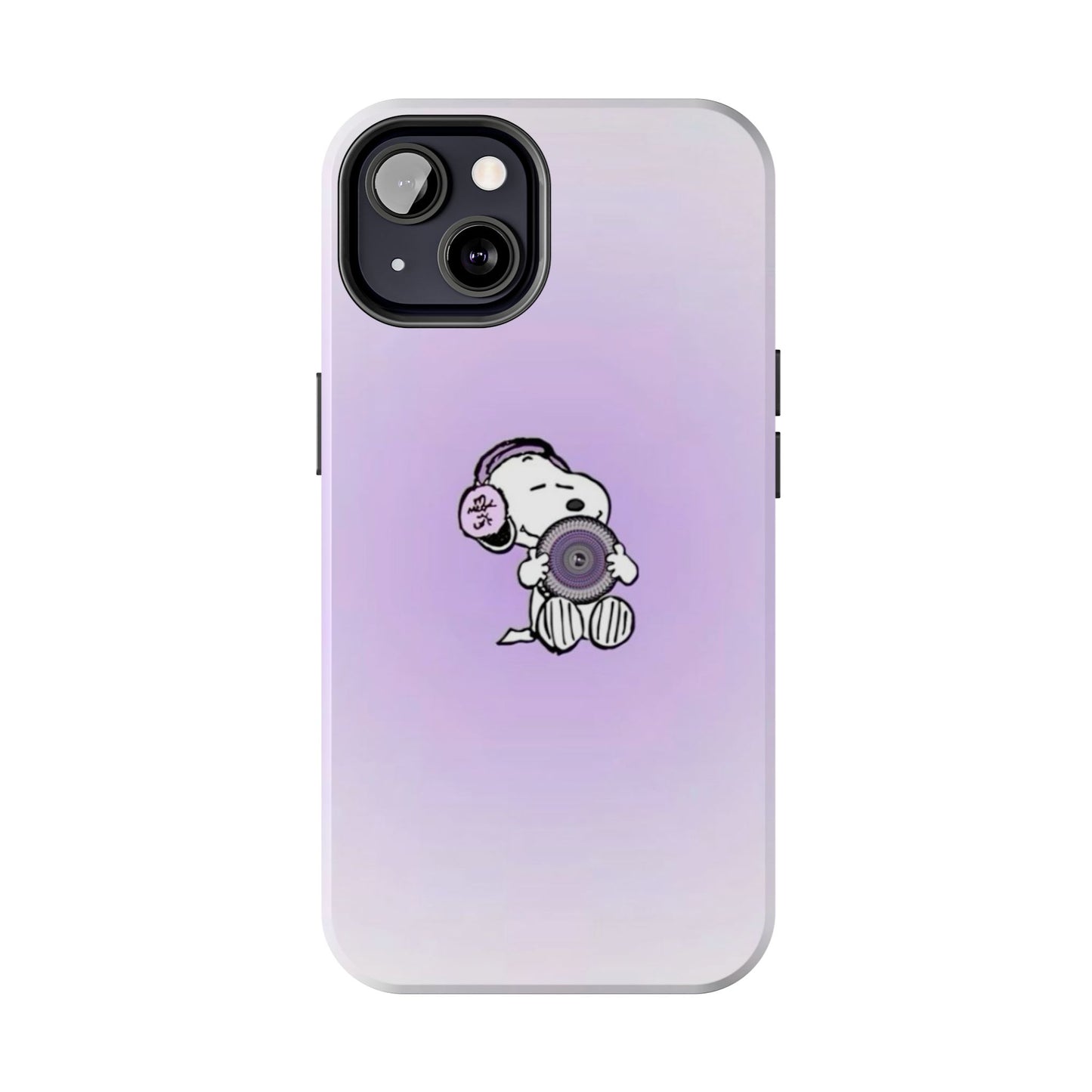 Snoopy Music Lover Phone Case, Cute Tough Phone Case, Gifts for Music Lovers, Cartoon Phone Covers, Vibrant Phone Accessories