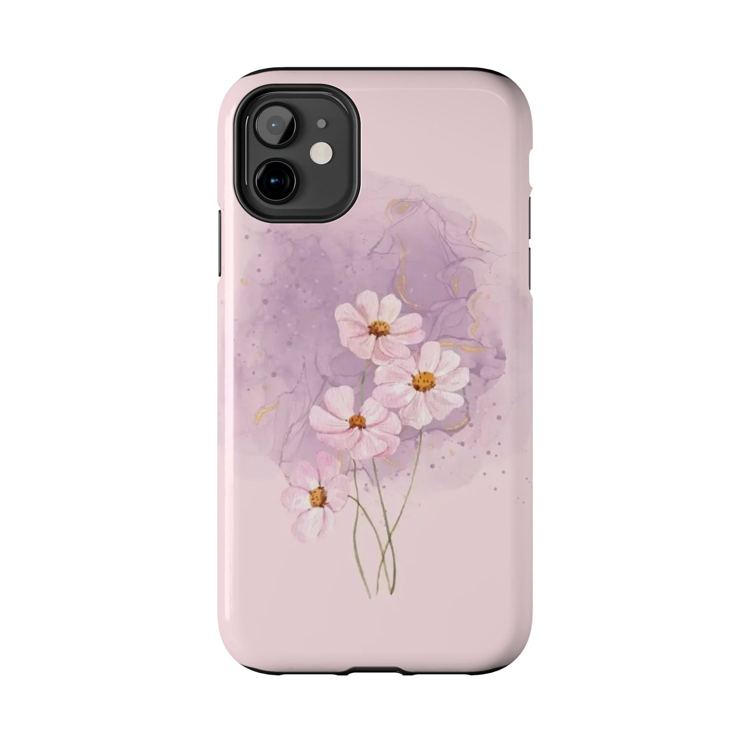 Floral Tough Phone Cases, Protective Phone Cover, Flower Design Case, Stylish Gift for Her, Mother’s Day, Birthday Present
