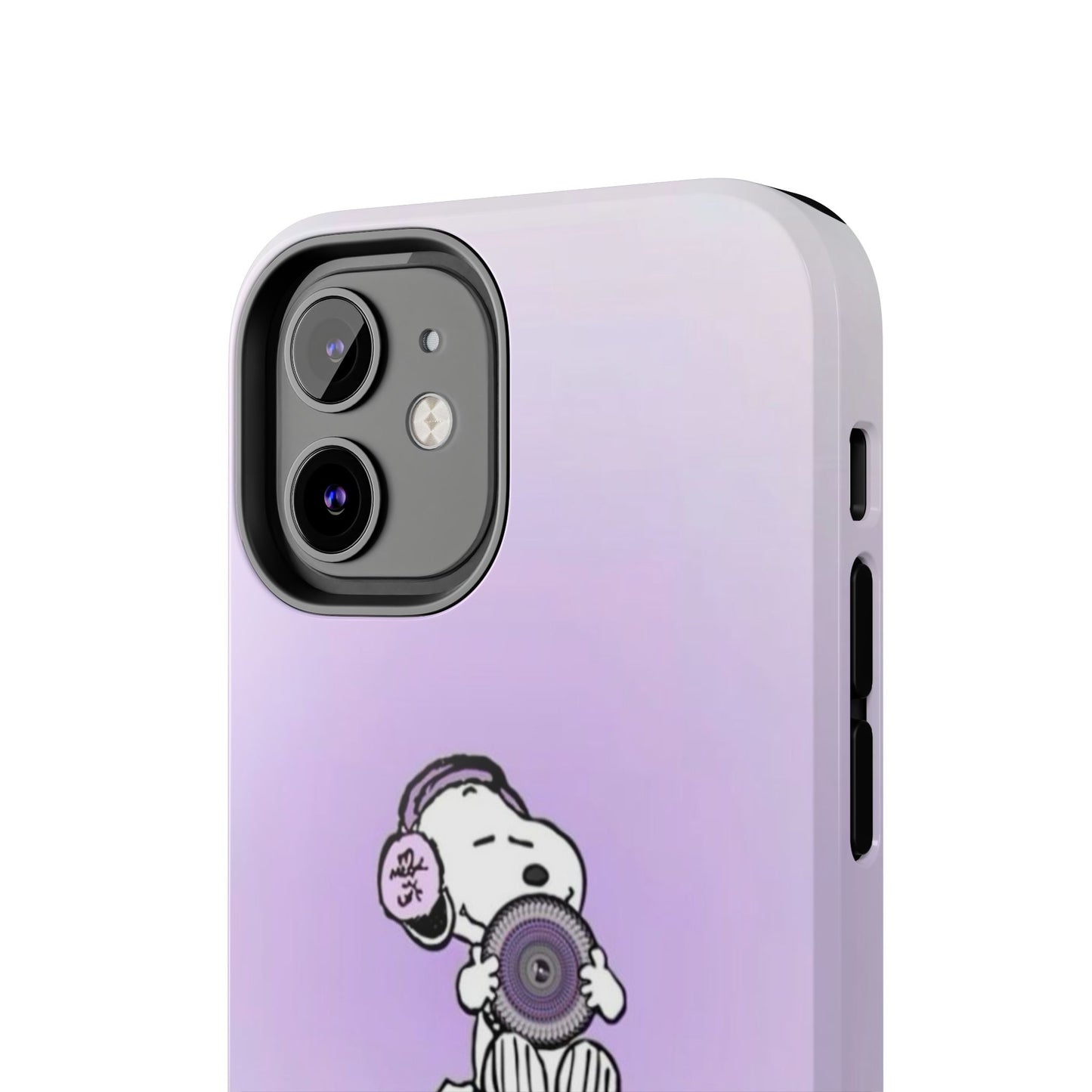 Snoopy Music Lover Phone Case, Cute Tough Phone Case, Gifts for Music Lovers, Cartoon Phone Covers, Vibrant Phone Accessories