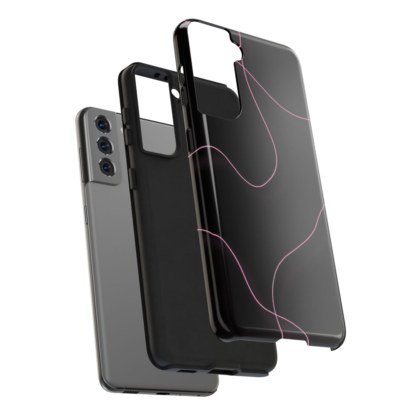 Sleek Abstract Phone Cases - Stylish Protection for Everyday Use, Gift for Tech Lovers, Modern Design, Trendy Phone Accessories