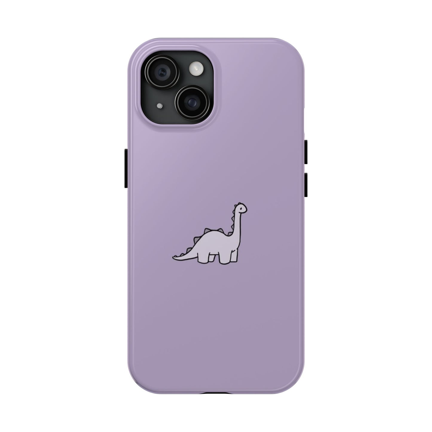 Cute Dinosaur Tough Phone Cases, Kid-Friendly Phone Covers, Dinosaur Gifts for Kids, Purple Phone Accessories, Durable Cases