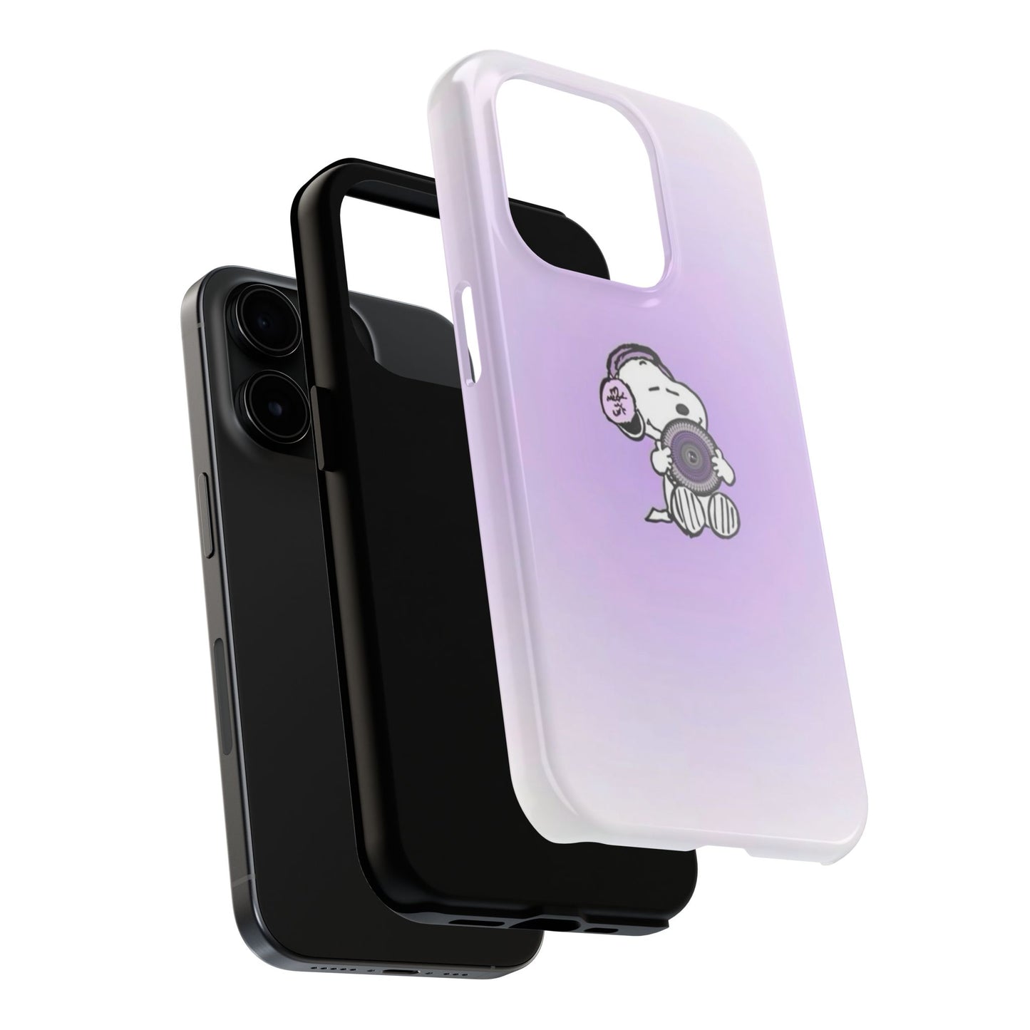 Snoopy Music Lover Phone Case, Cute Tough Phone Case, Gifts for Music Lovers, Cartoon Phone Covers, Vibrant Phone Accessories