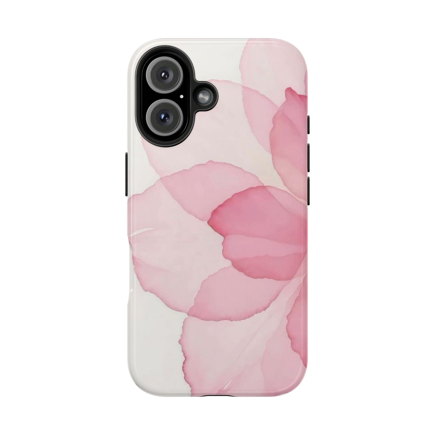 Floral Tough Phone Cases, Durable Phone Cover, Pink Flower Design, Gift for Her, Elegant Phone Accessory, Protect Your Phone