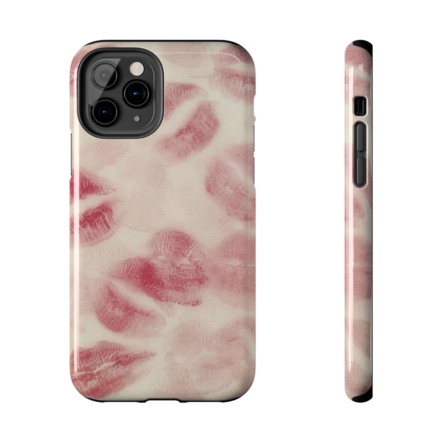Stylish Kiss Print Phone Cases | Chic Mobile Covers for Trendy Users, Gift for Her, Protective Case, Birthday Present, Valentine's Day