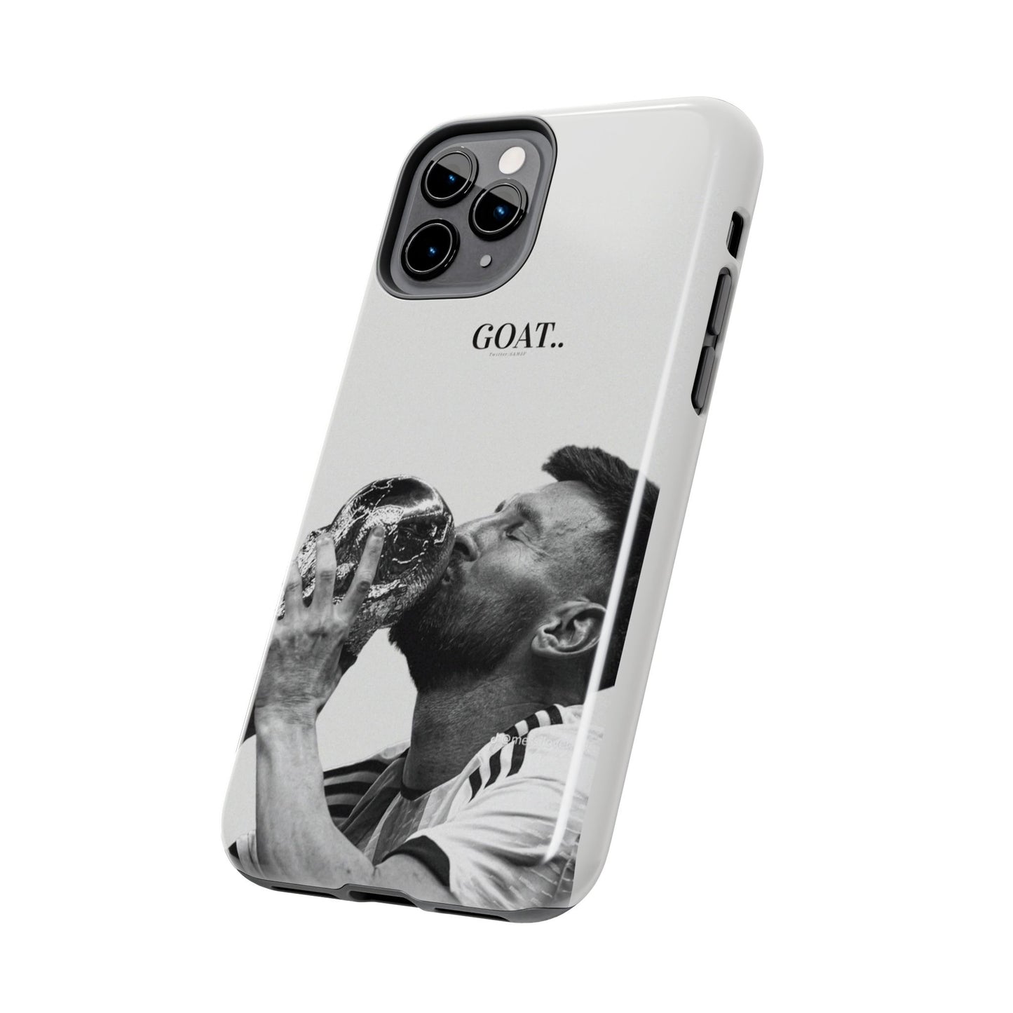 Soccer GOAT Phone Case, Tough Phone Case, Sports Accessory, Gift for Soccer Fans, Mens Birthday Gift, Unique Phone Cover